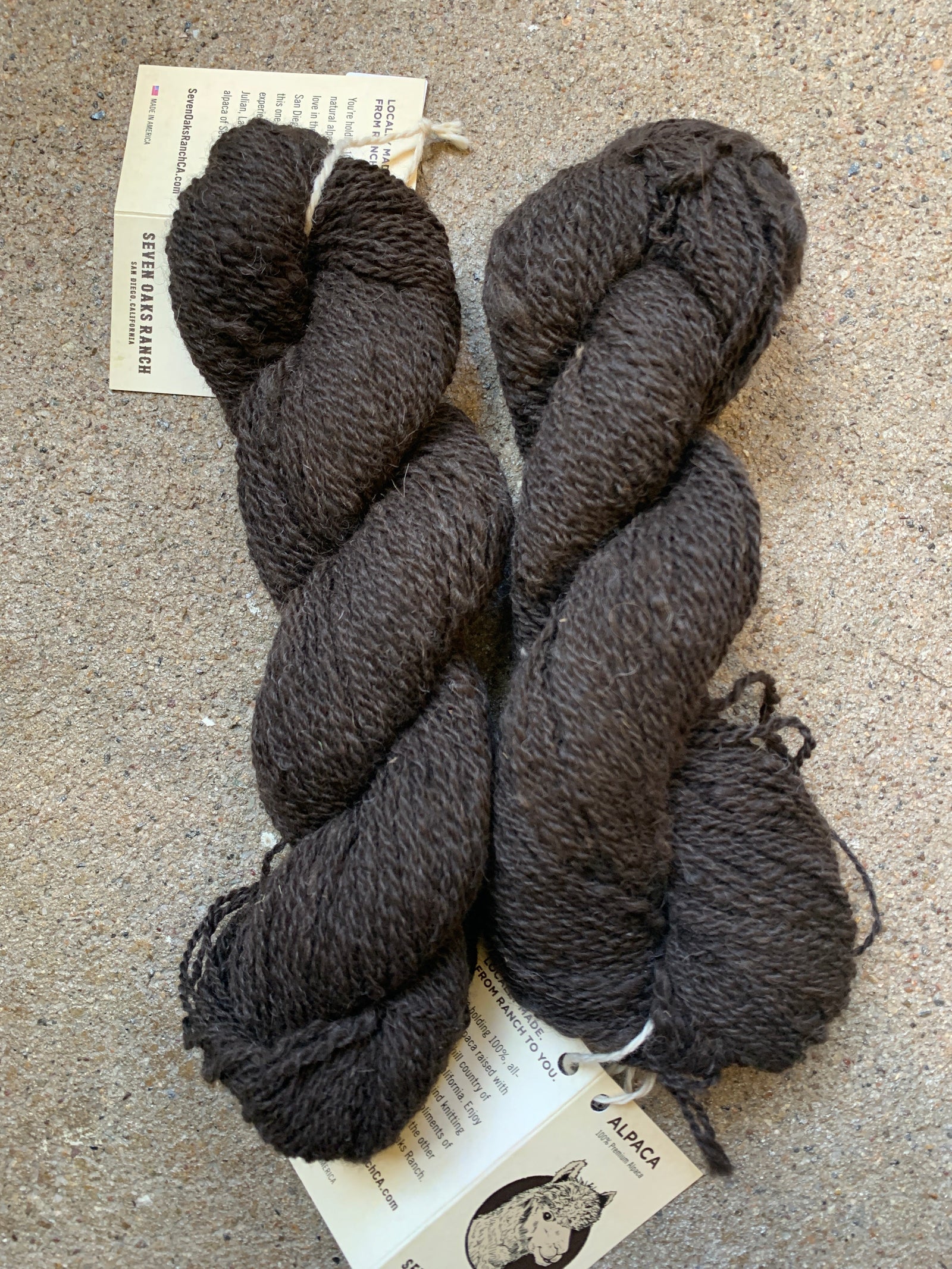 Seven Oaks Ranch Alpaca Sport Yarn