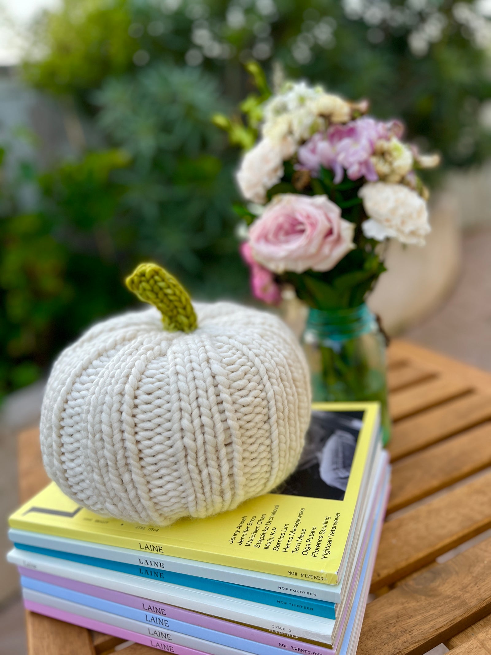 White KNIT Pumpkin Kit