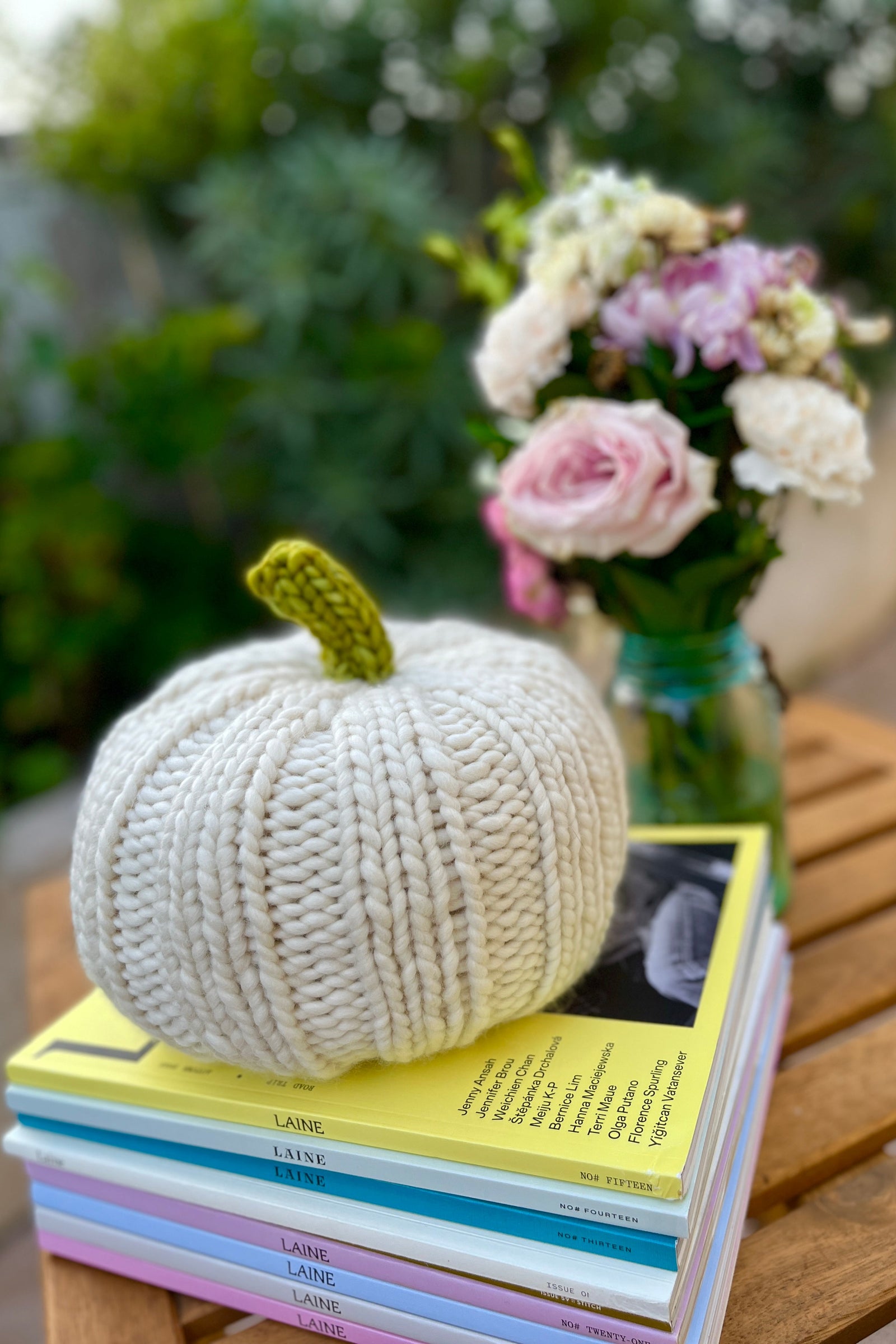 White KNIT Pumpkin Kit