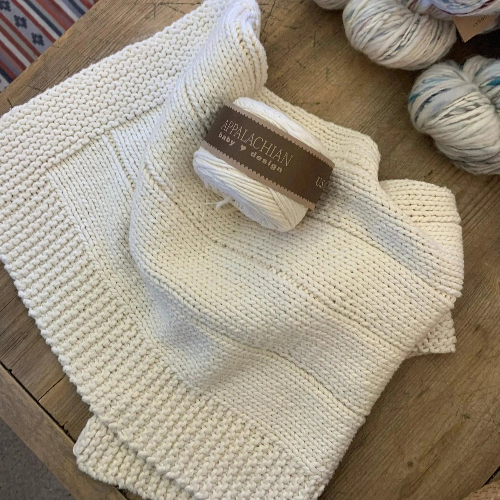 Cape May Cotton Blanket Kit - Apricot Yarn & Supply