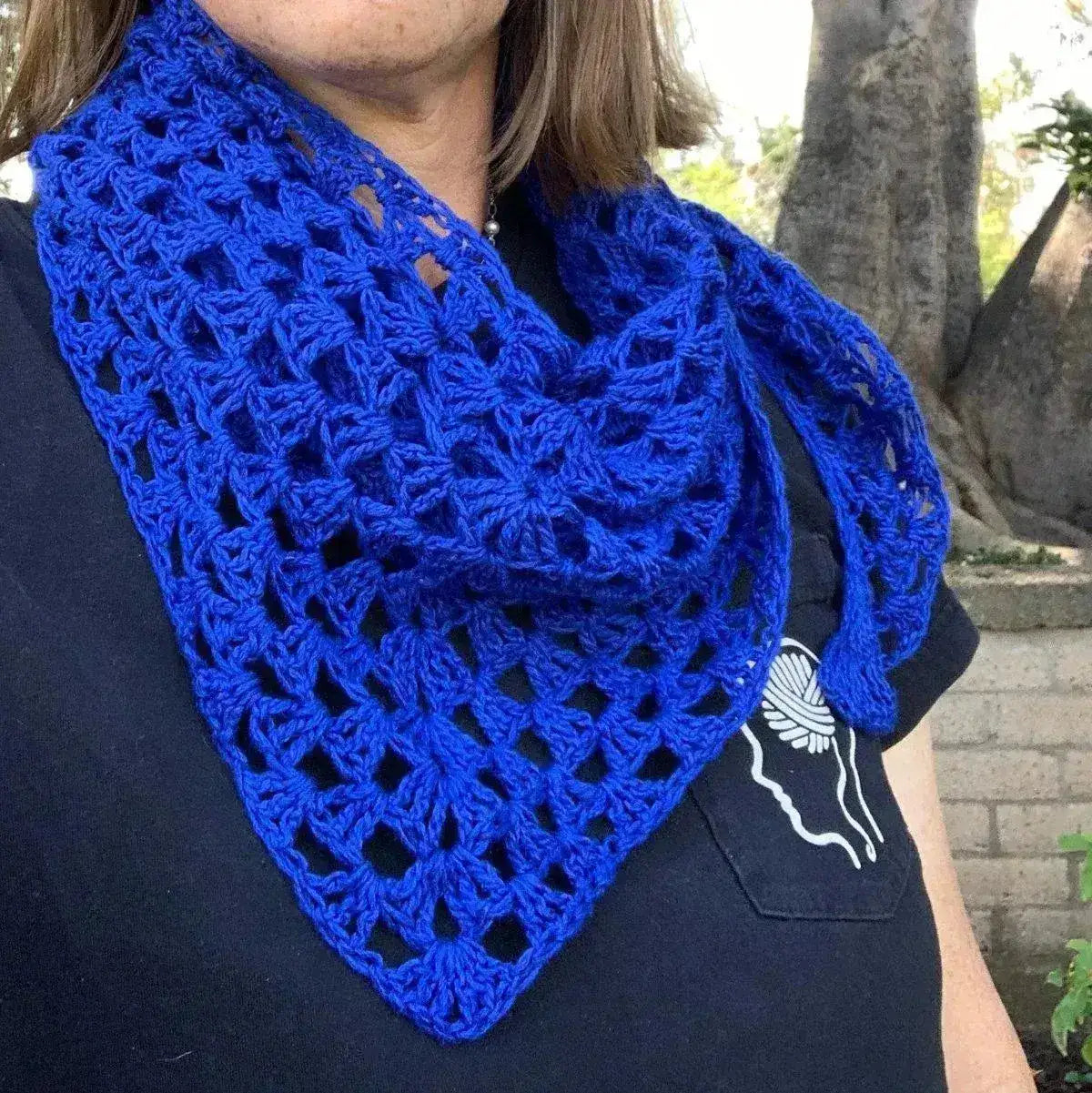 yellowfin bandana pattern by Apricot Yarn & Supply
