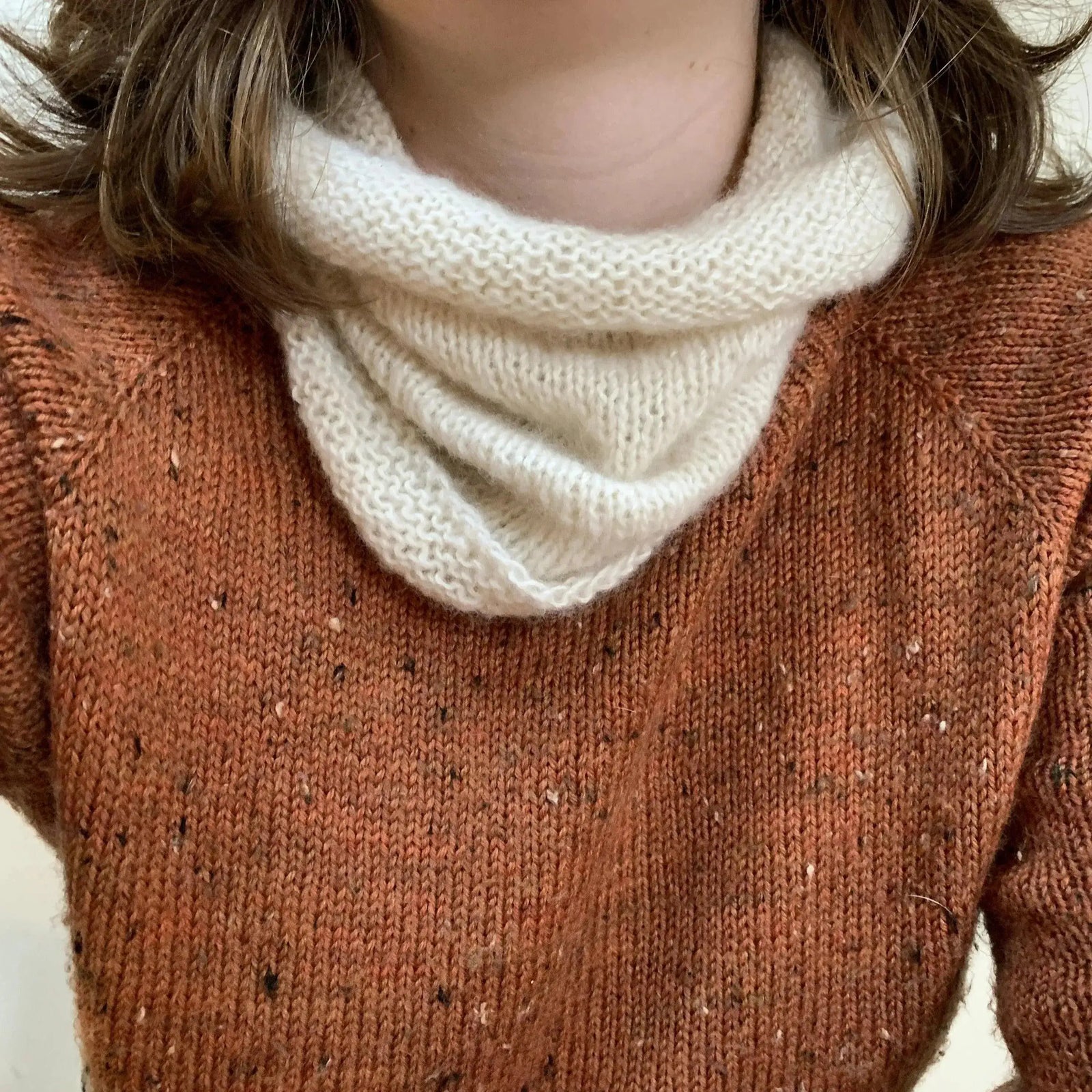 The One for Me, One for You Cowl Kit - Apricot Yarn & Supply