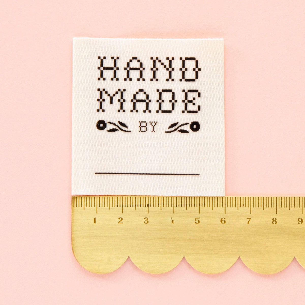 Sarah Hearts Crafty Handmade By: Organic Cotton Write In Labels