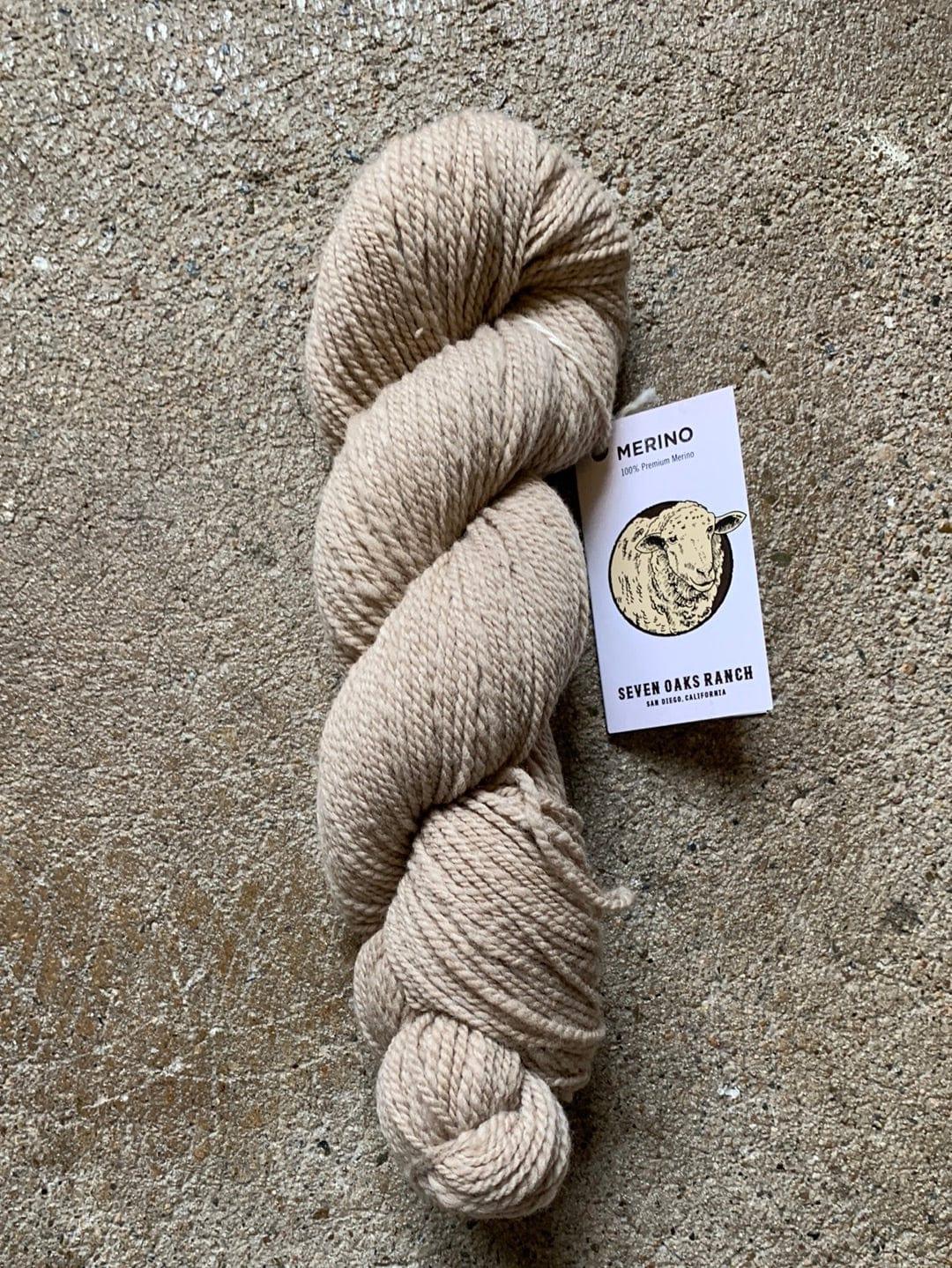 Seven Oaks Ranch Local Merino Sport Yarn - Apricot Yarn & Supply