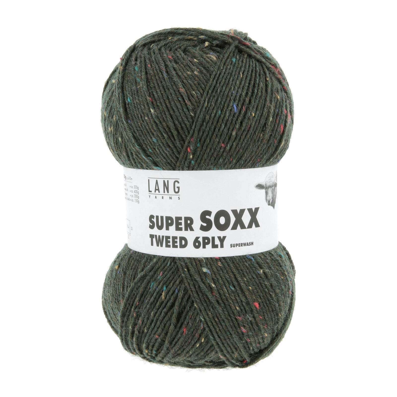 LANGYARNS Super Soxx Tweed 6ply - Apricot Yarn & Supply