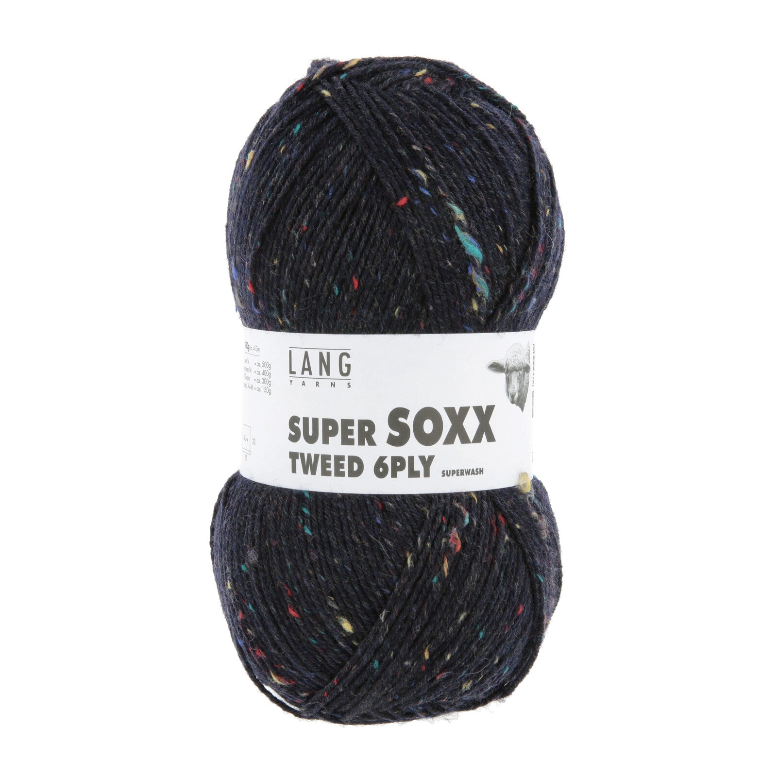 LANGYARNS Super Soxx Tweed 6ply - Apricot Yarn & Supply