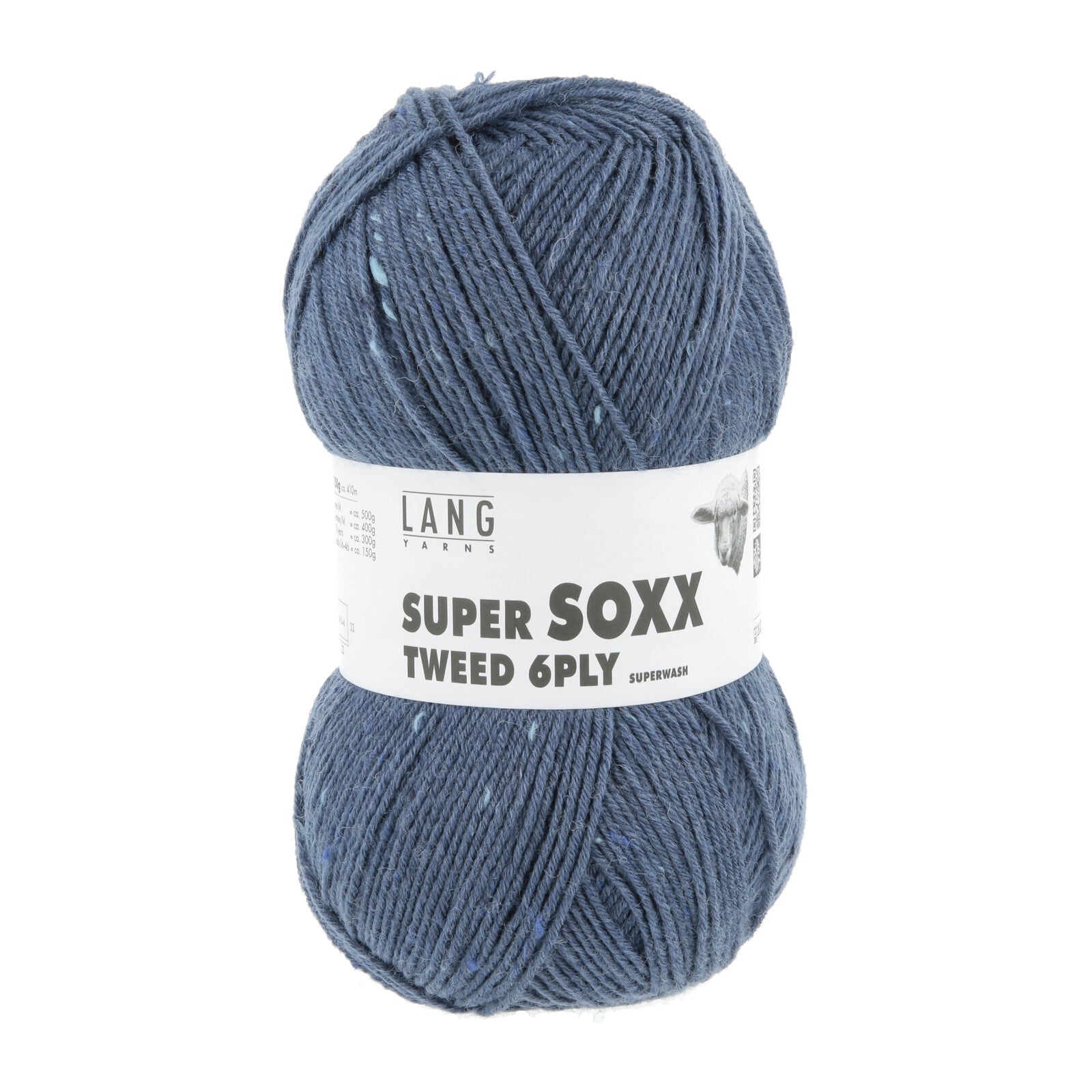 マクスゼン LANGYARNS Super Soxx Tweed 6ply - Apricot Yarn & Supply