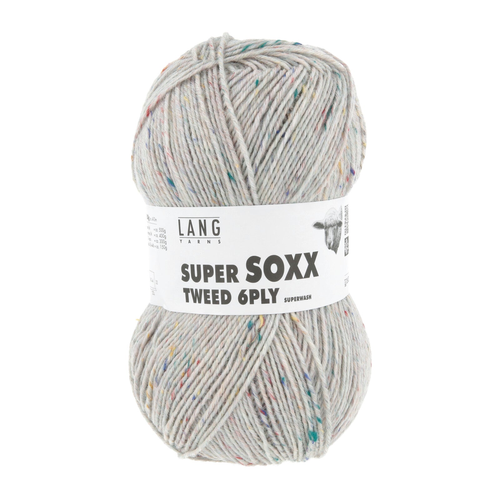 LANGYARNS Super Soxx Tweed 6ply - Apricot Yarn & Supply