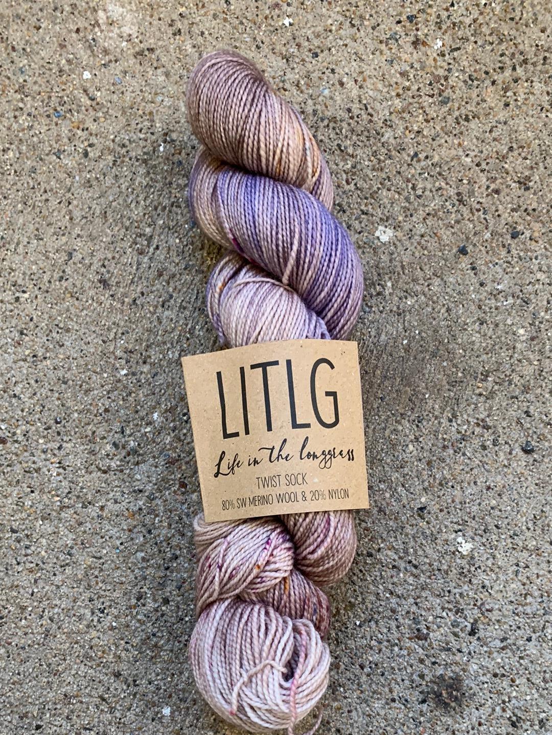 LITLG Twist Sock Yarn - Apricot Yarn & Supply