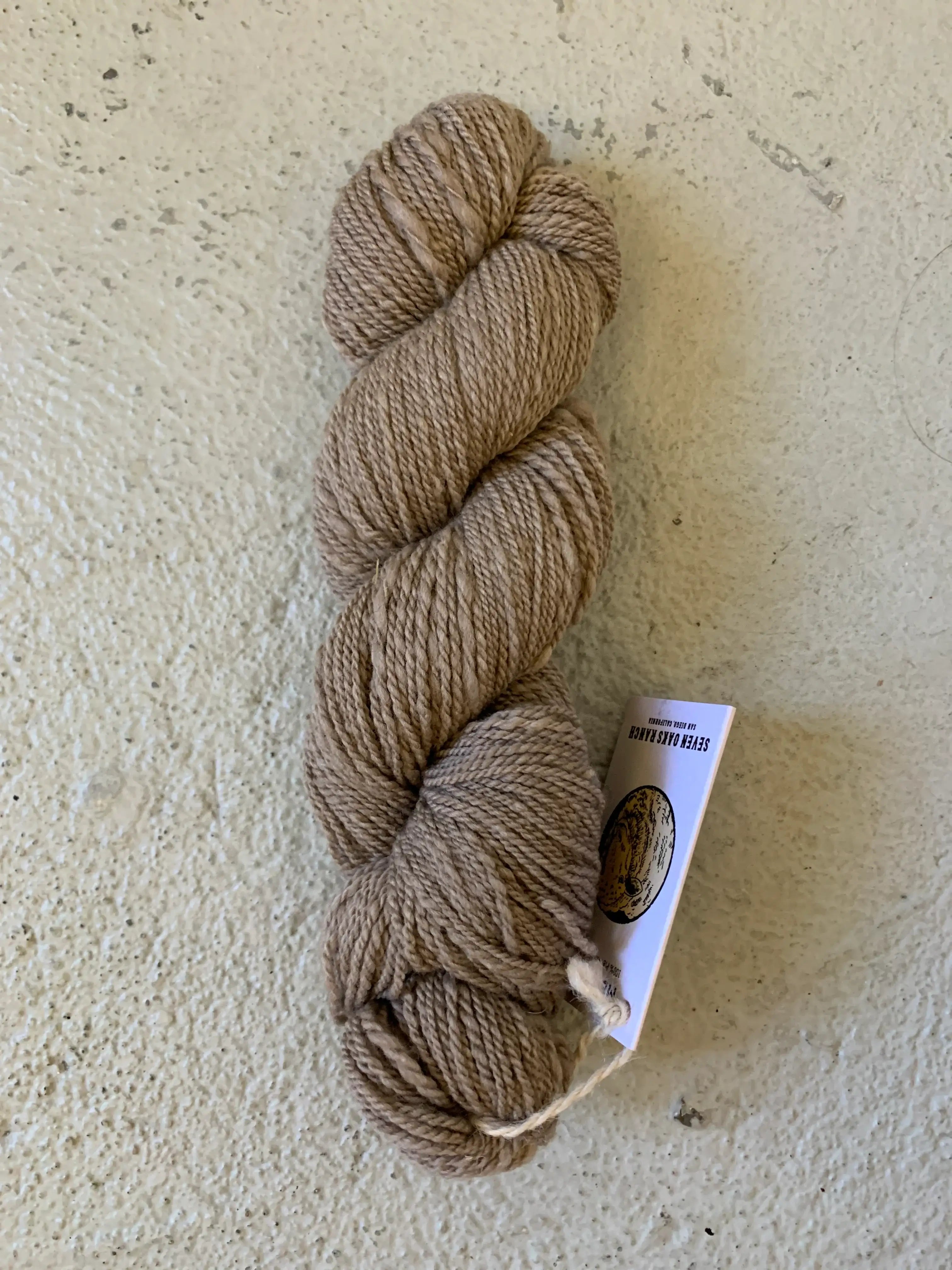 YARNメリノシーツ Seven Oaks Ranch Local Merino Sport Yarn - Apricot Yarn & Supply