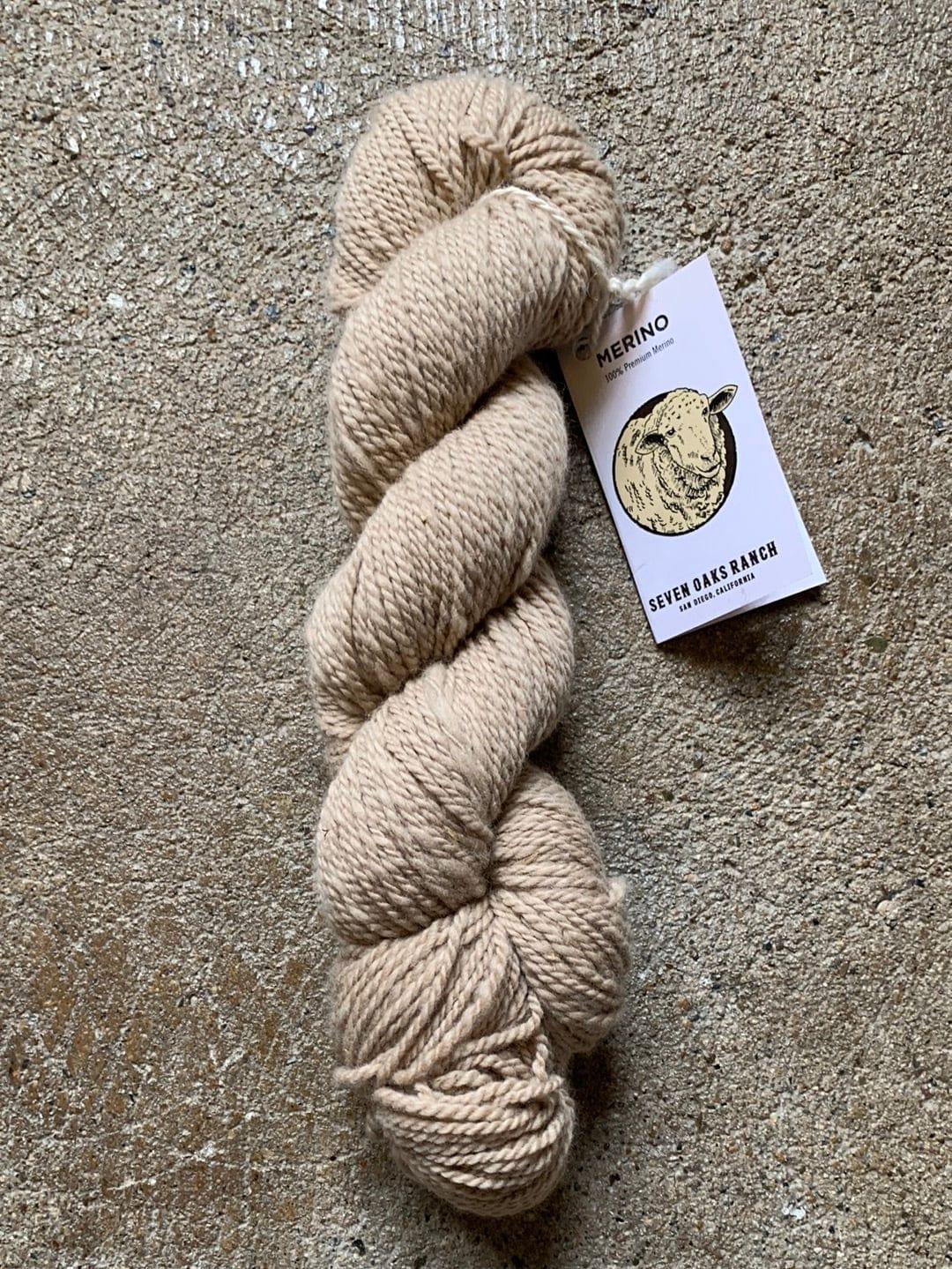 Seven Oaks Ranch Local Merino Sport Yarn - Apricot Yarn & Supply