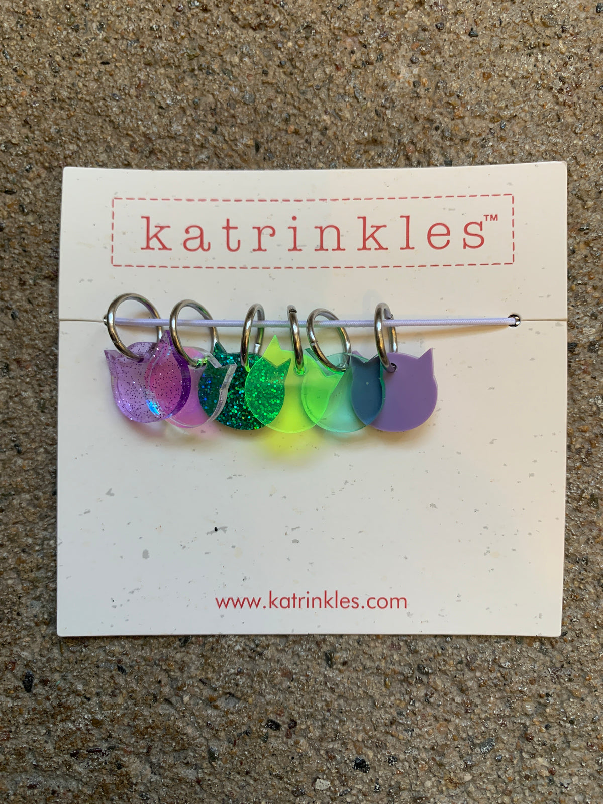 Katrinkles Cat Stitch Markers Set