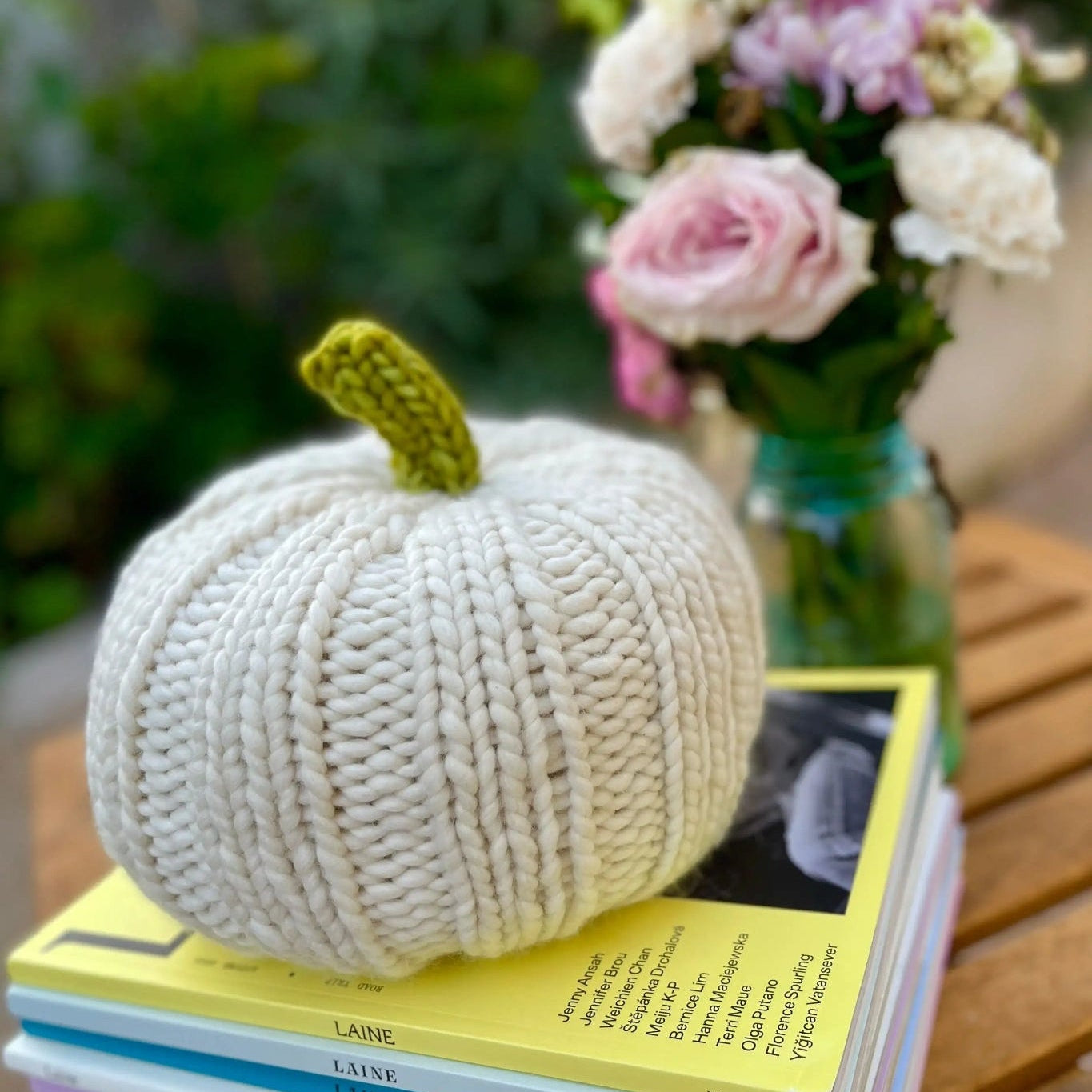 White KNIT Pumpkin Kit