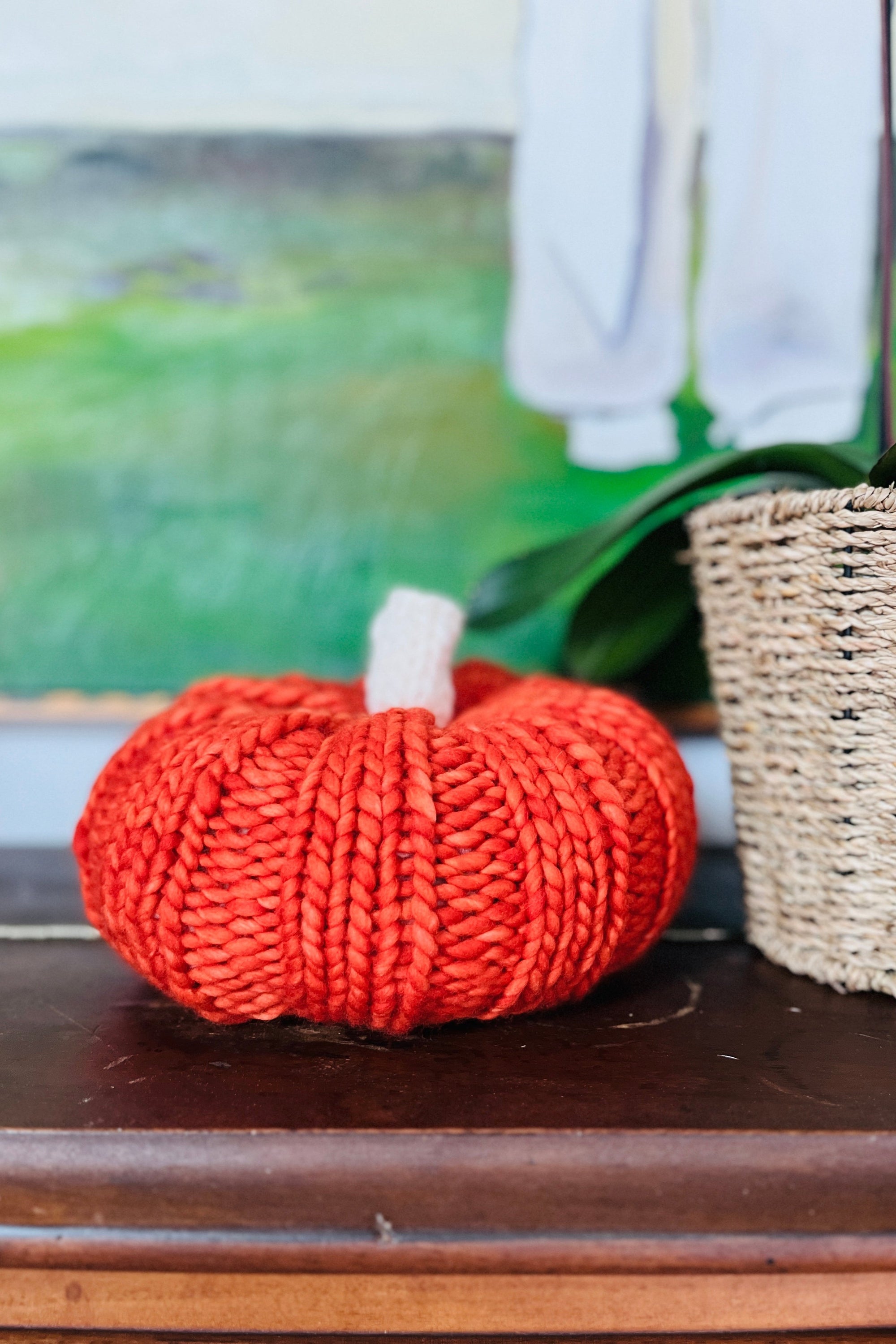 Orange KNIT Pumpkin Kit