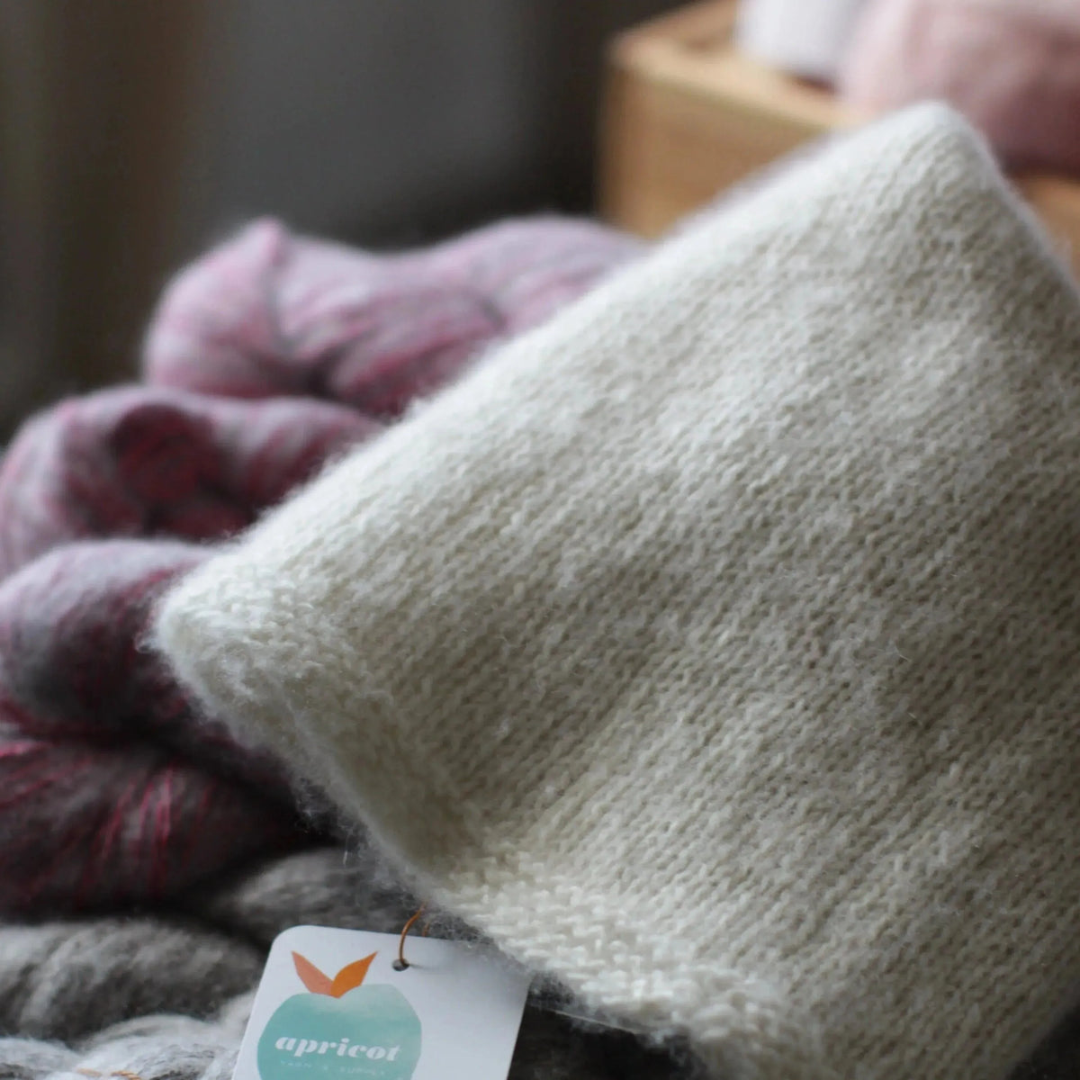 The One for Me, One for You Cowl Kit - Apricot Yarn & Supply