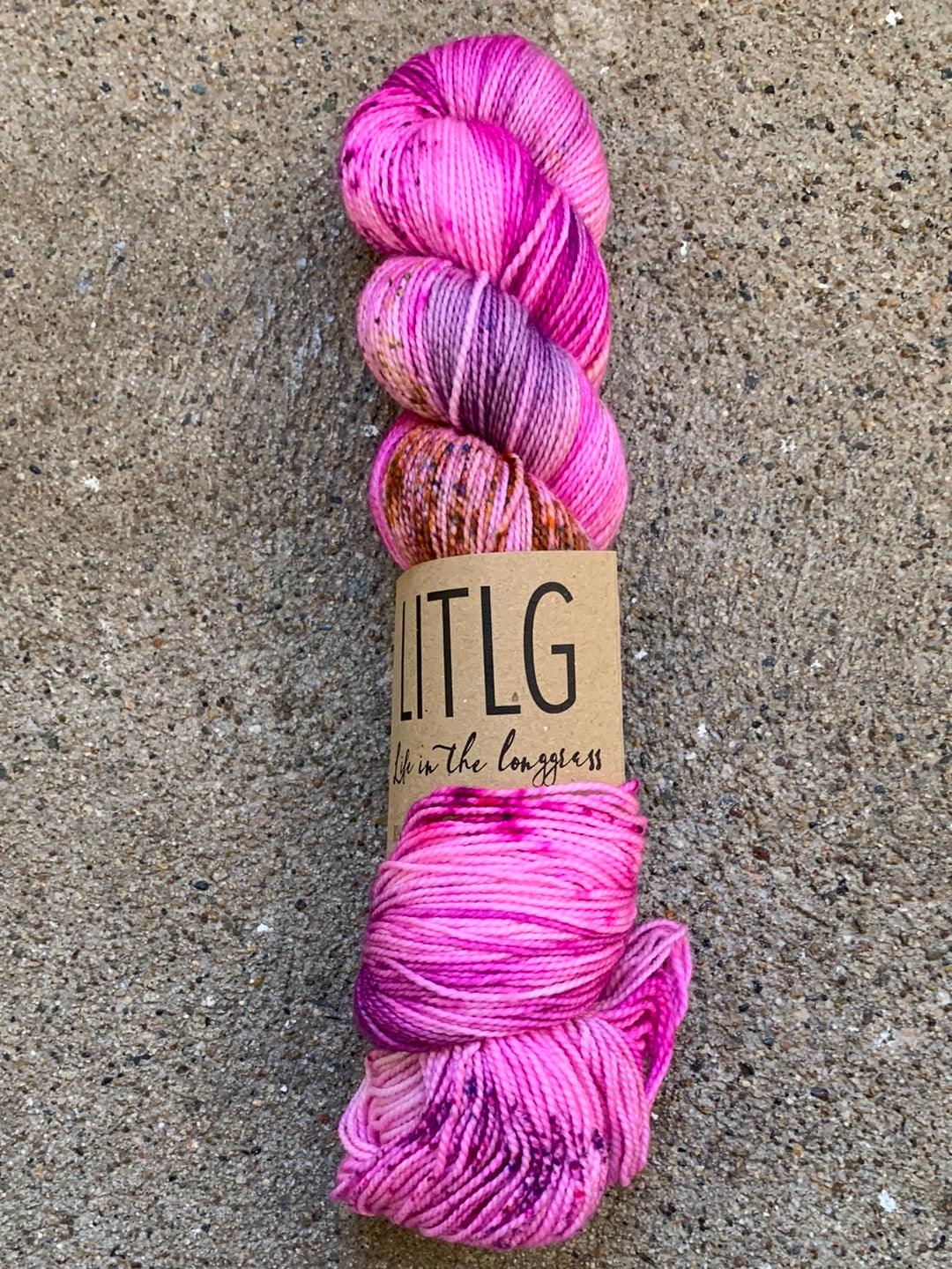 LITLG Twist Sock Yarn - Apricot Yarn & Supply