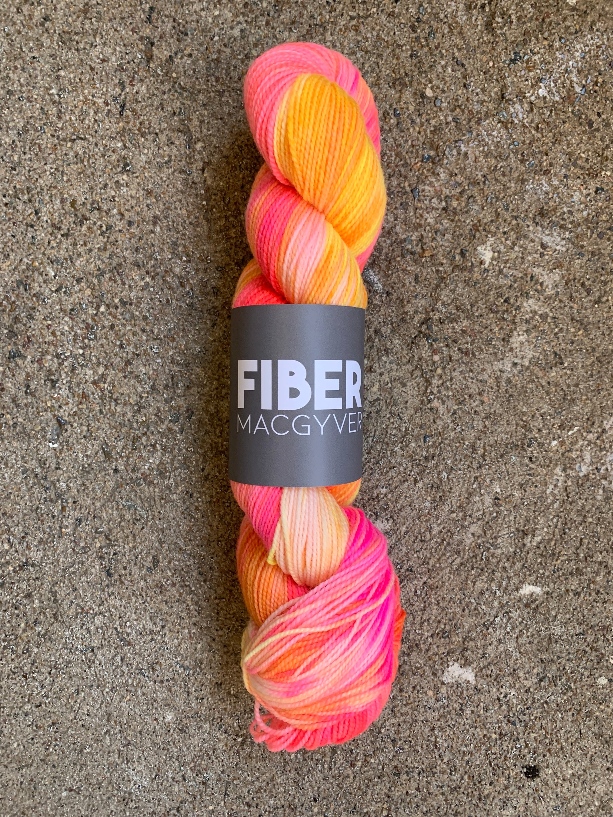 Fiber Macgyver Merino Twist Yarn - Apricot Yarn & Supply