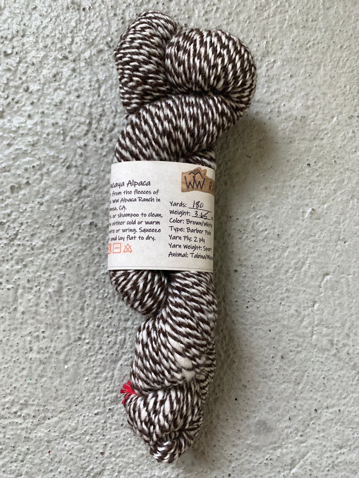 WW Ranch Local Alpaca Yarn
