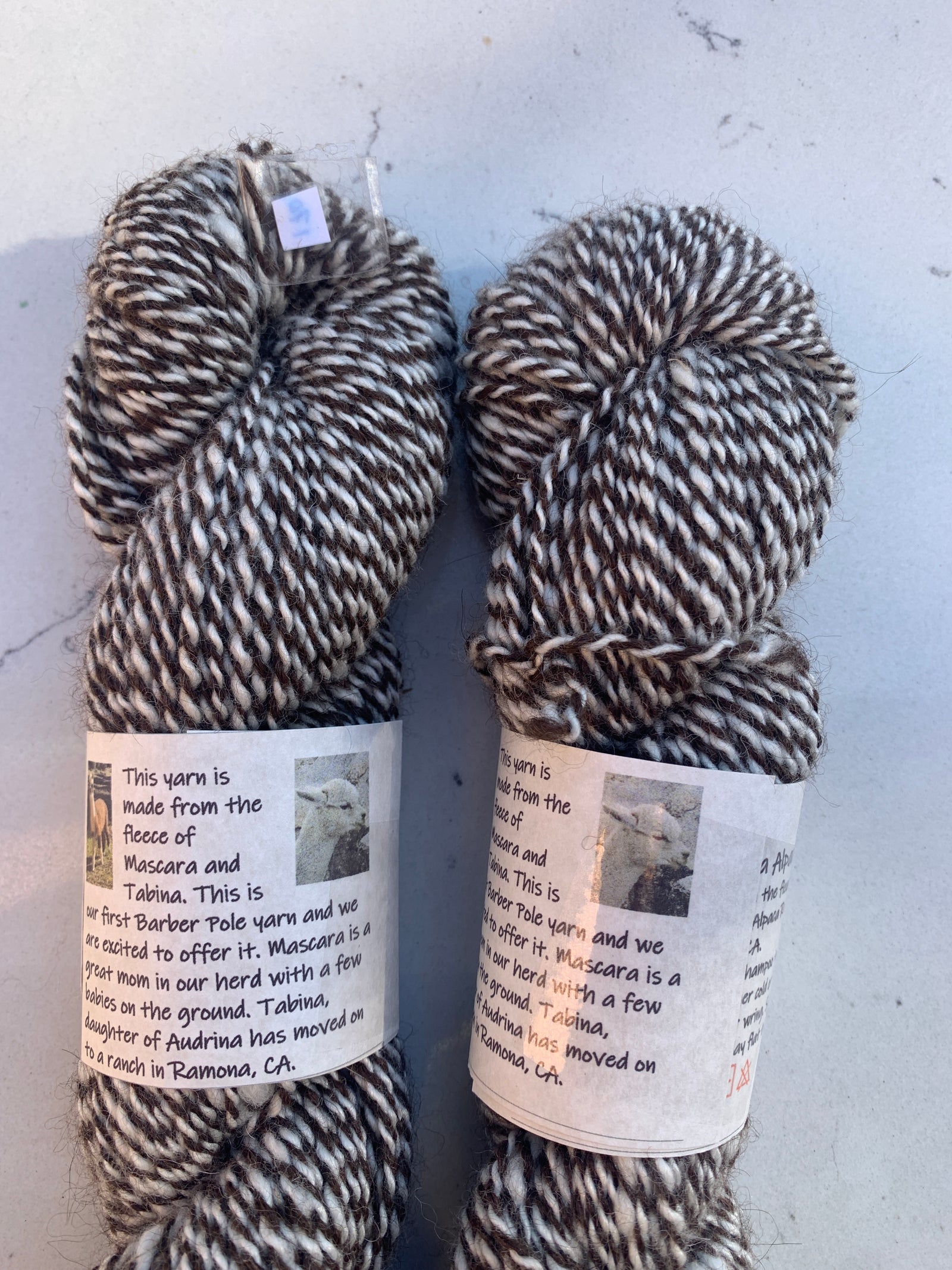 WW Ranch Local Alpaca Yarn