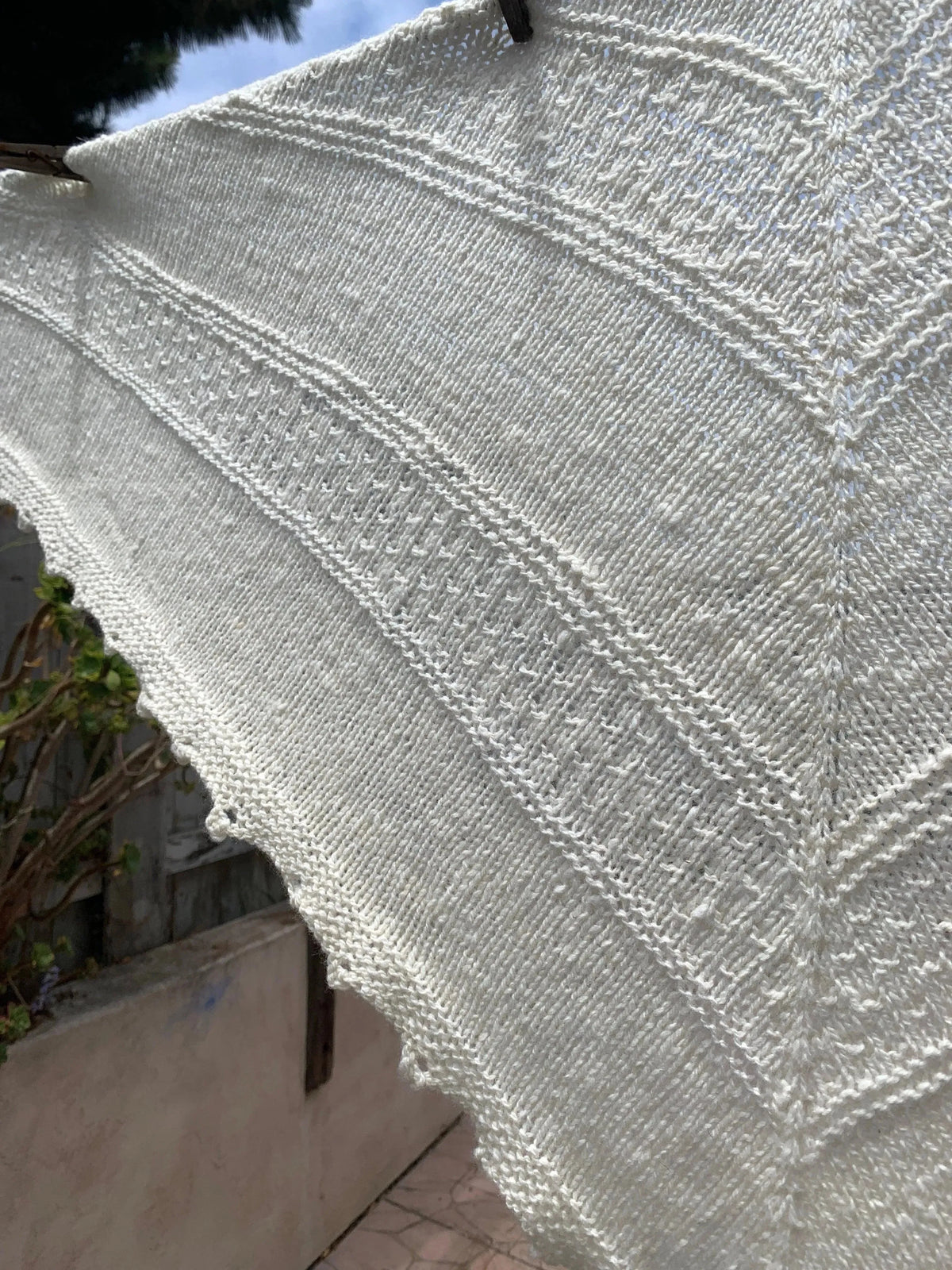 The Quincy Shawl Kit - Apricot Yarn & Supply