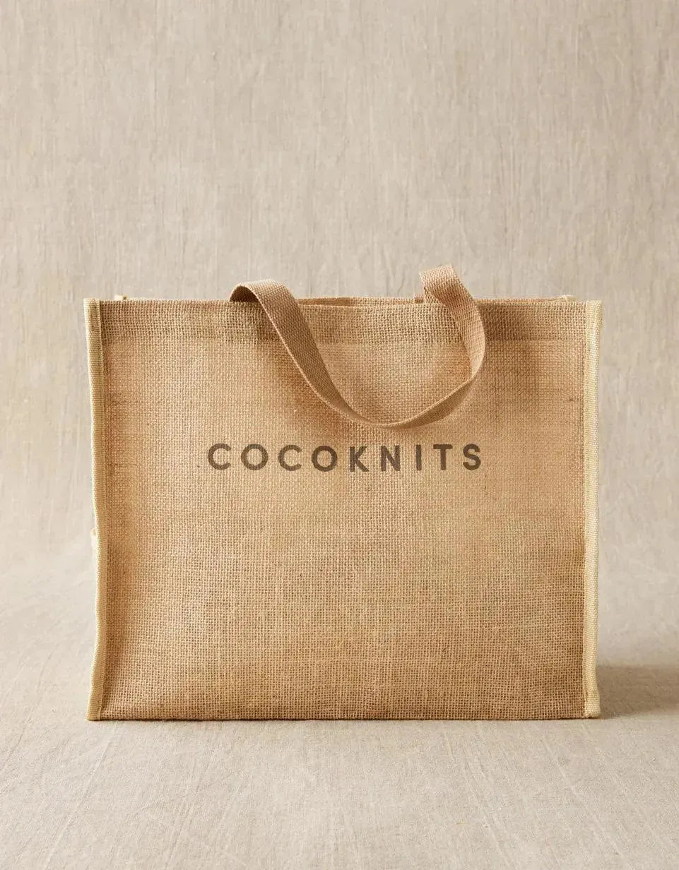 Cocoknits Jute Tote - Apricot Yarn & Supply