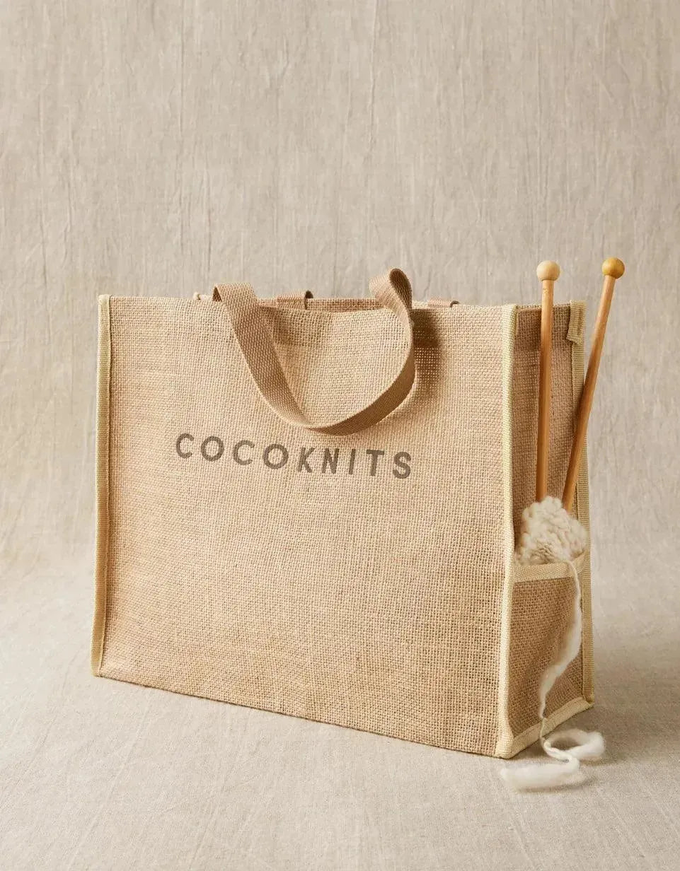 Cocoknits Jute Tote - Apricot Yarn & Supply