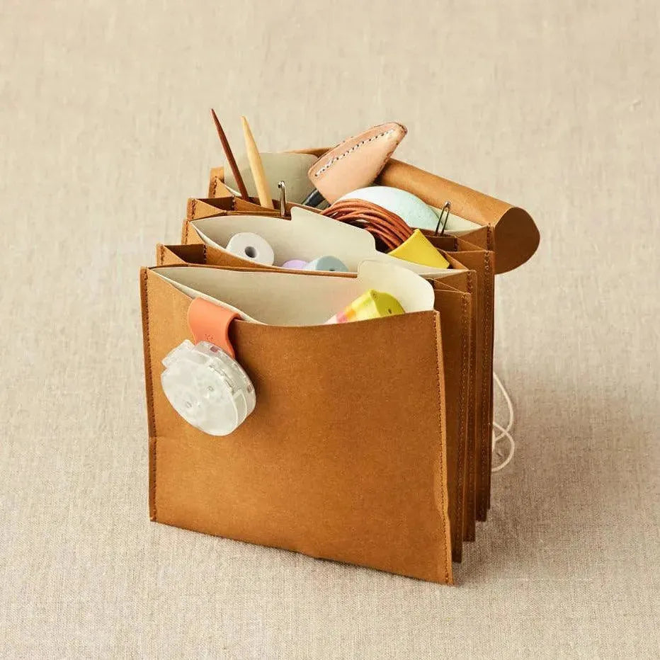 Cocoknits Kraft Project Wallet - Apricot Yarn & Supply