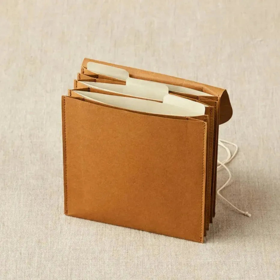 Cocoknits Kraft Project Wallet - Apricot Yarn & Supply