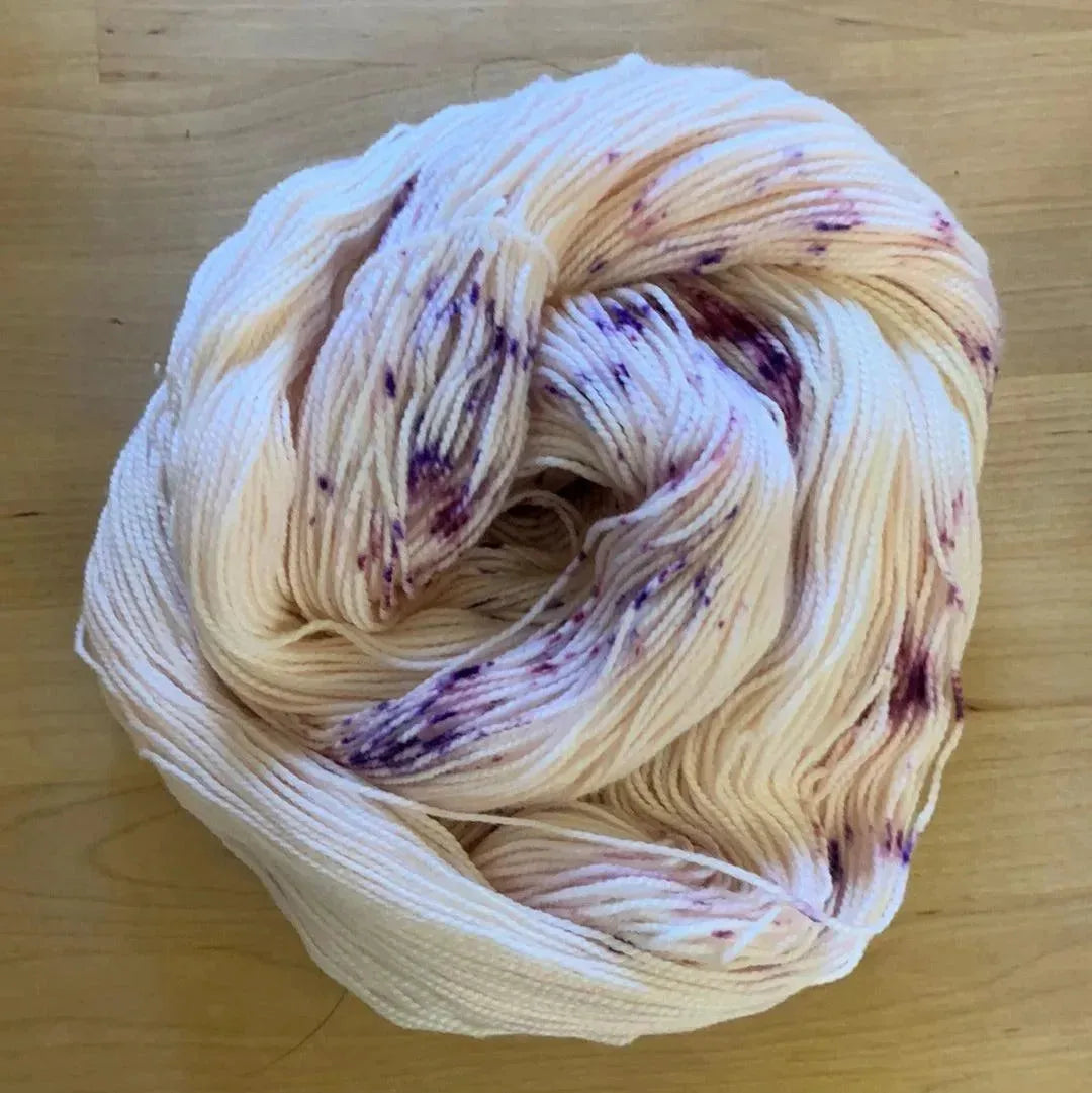 Lazer Sheep Yarns Merino Sock - Apricot Yarn & Supply