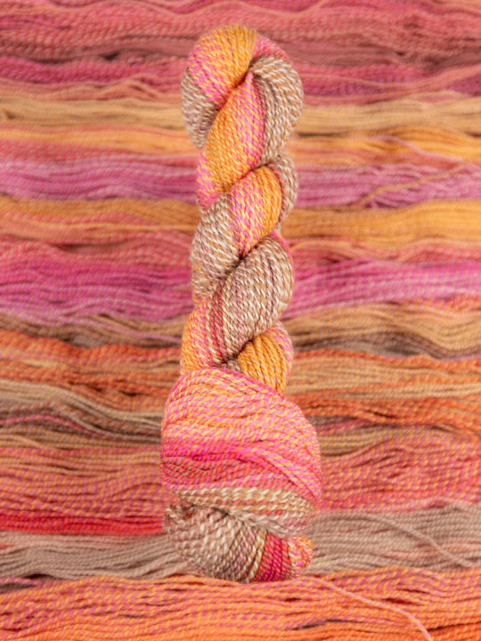 Junction Fiber Mill Making Tracks LITE Yarn - Apricot Yarn & Supply