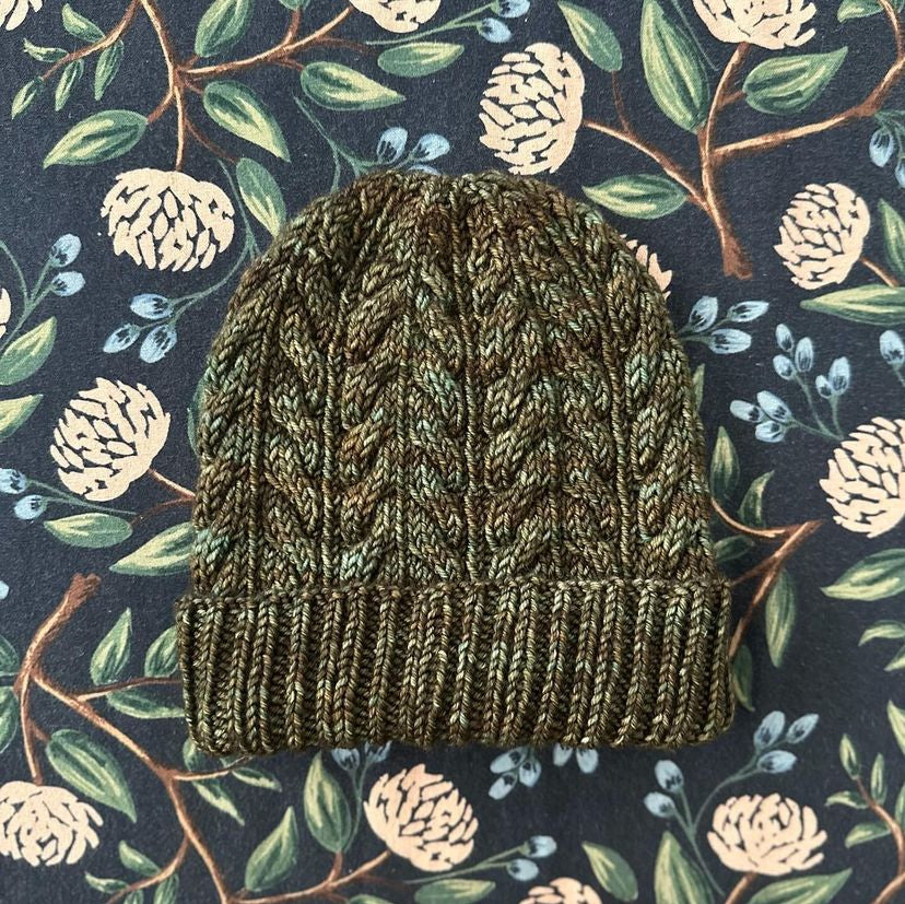 Class: Kathleen Beanie, an intro to cables