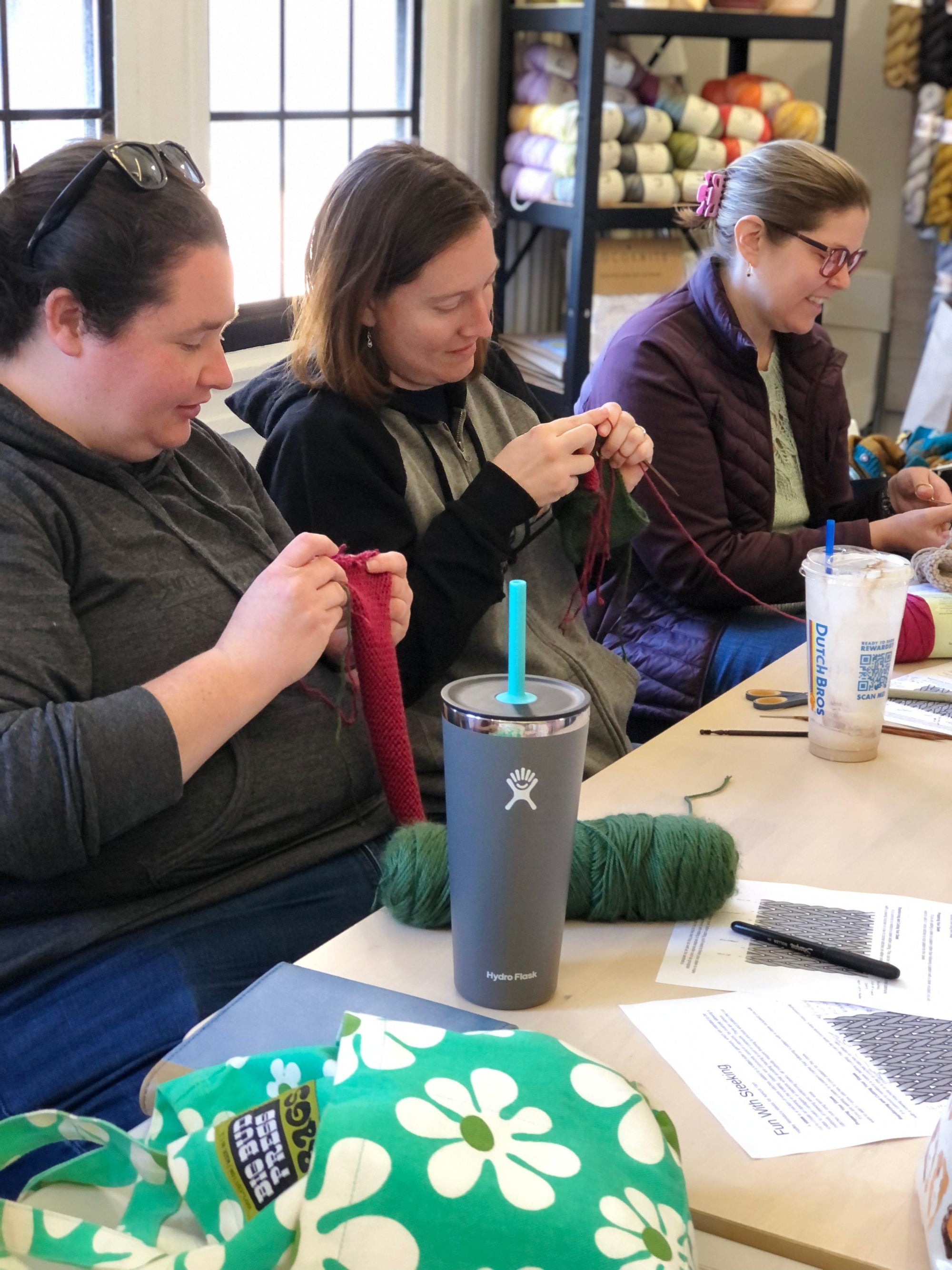 Knit an Emotional Support Chicken Class