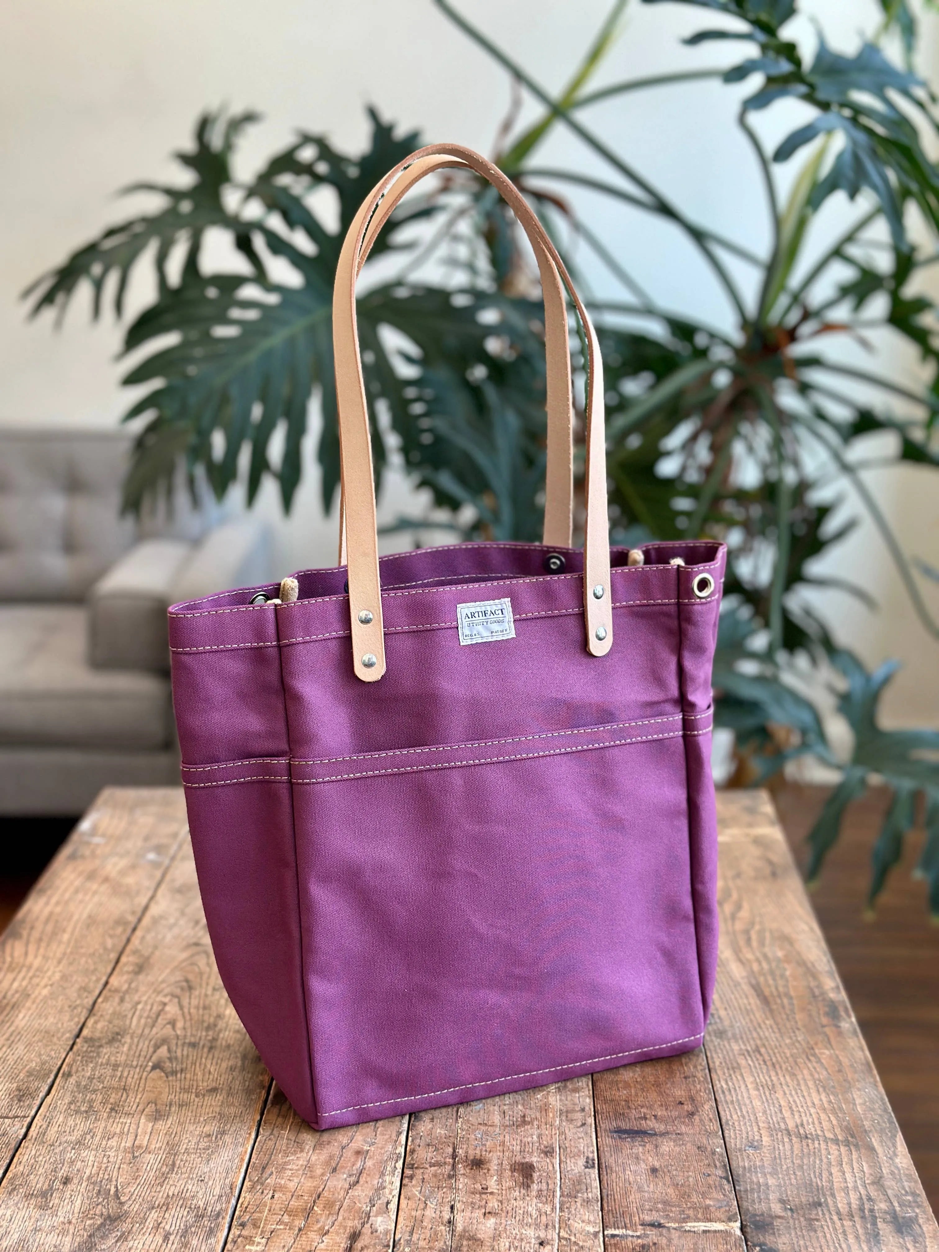 ARTIFACT Project Bag - Apricot Yarn & Supply