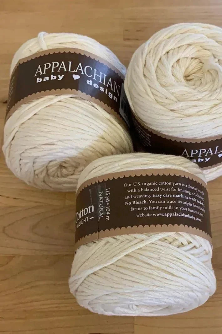 Appalachian Baby Chunky Cotton Natural Yarn - Apricot Yarn & Supply