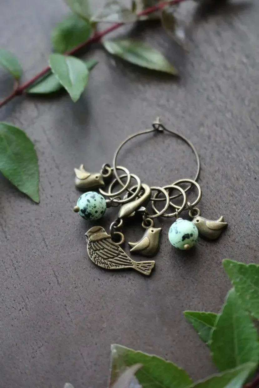 Animal Family Stitch Markers - Apricot Yarn & Supply