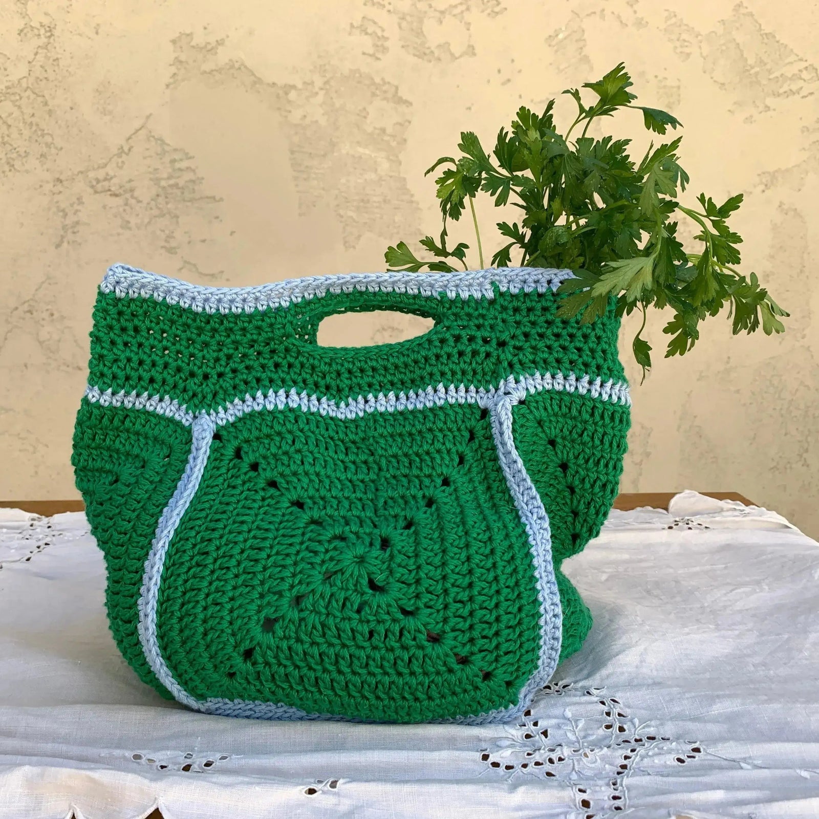 Courgette Bag Pattern - Apricot Yarn & Supply