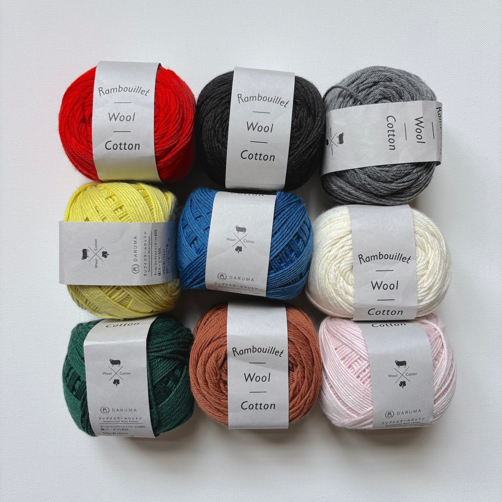 Daruma Rambouillet Wool Cotton