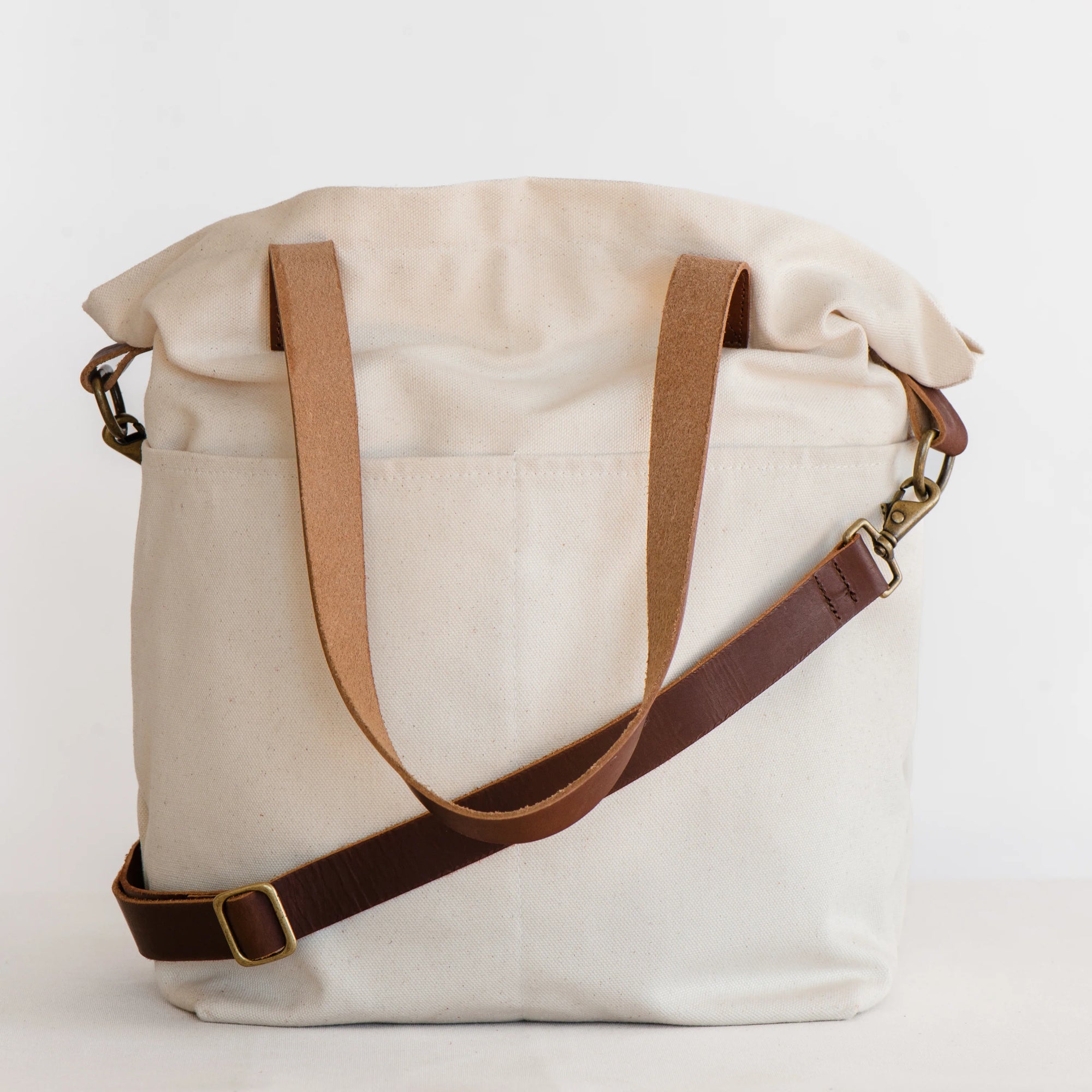 Mona B. Finley Up-cycled and Re-cycled Canvas Cross-body with Vegan Le –  Mona B Retail