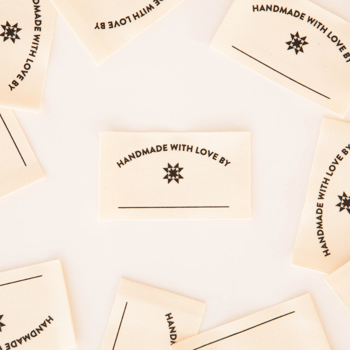 Sarah Hearts Handmade with Love Organic Cotton Write-In Sewing Labels