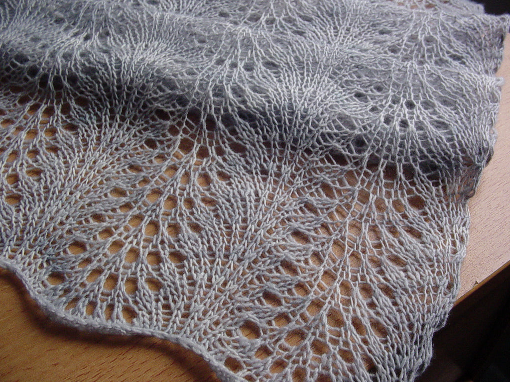 Feather and Fan: Simple Lace Scarf Class