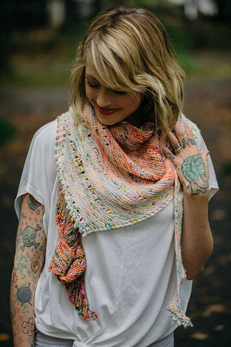 Free Your Fade Shawl Class: intro to lace and color