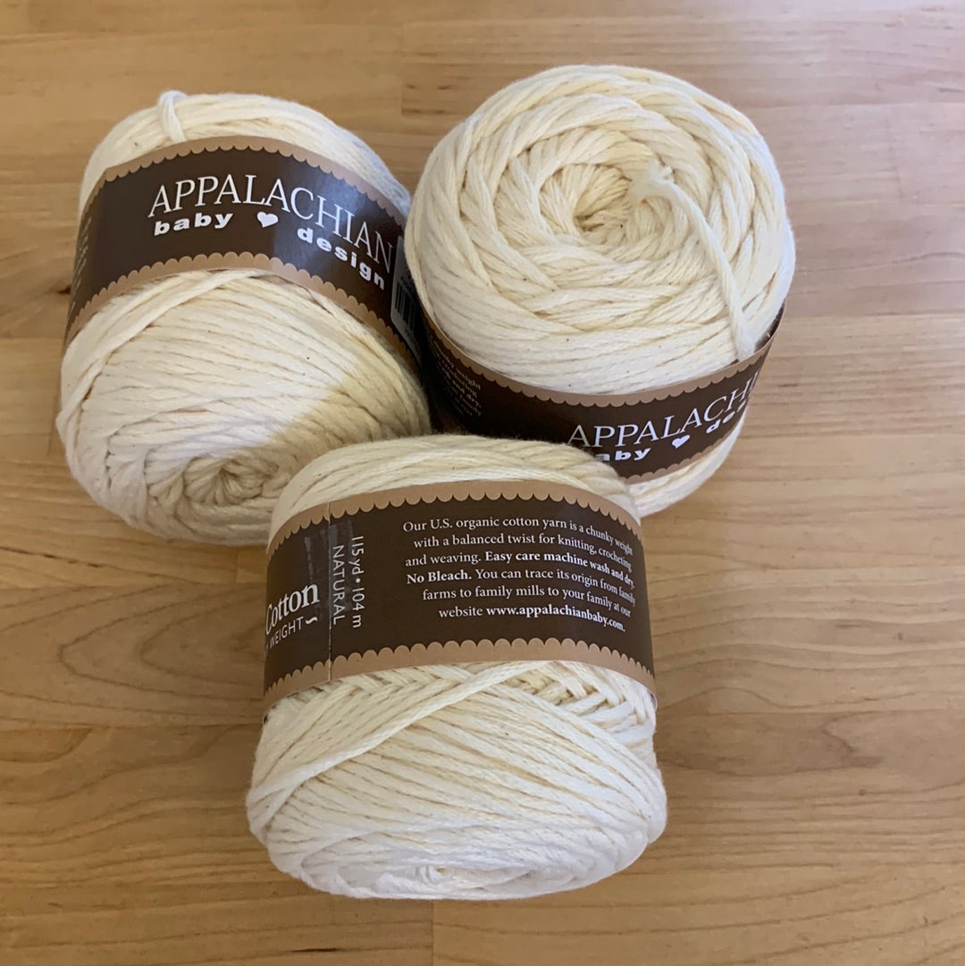 Chunky U.S. Organic Cotton Yarn Ball – Appalachian Baby Design