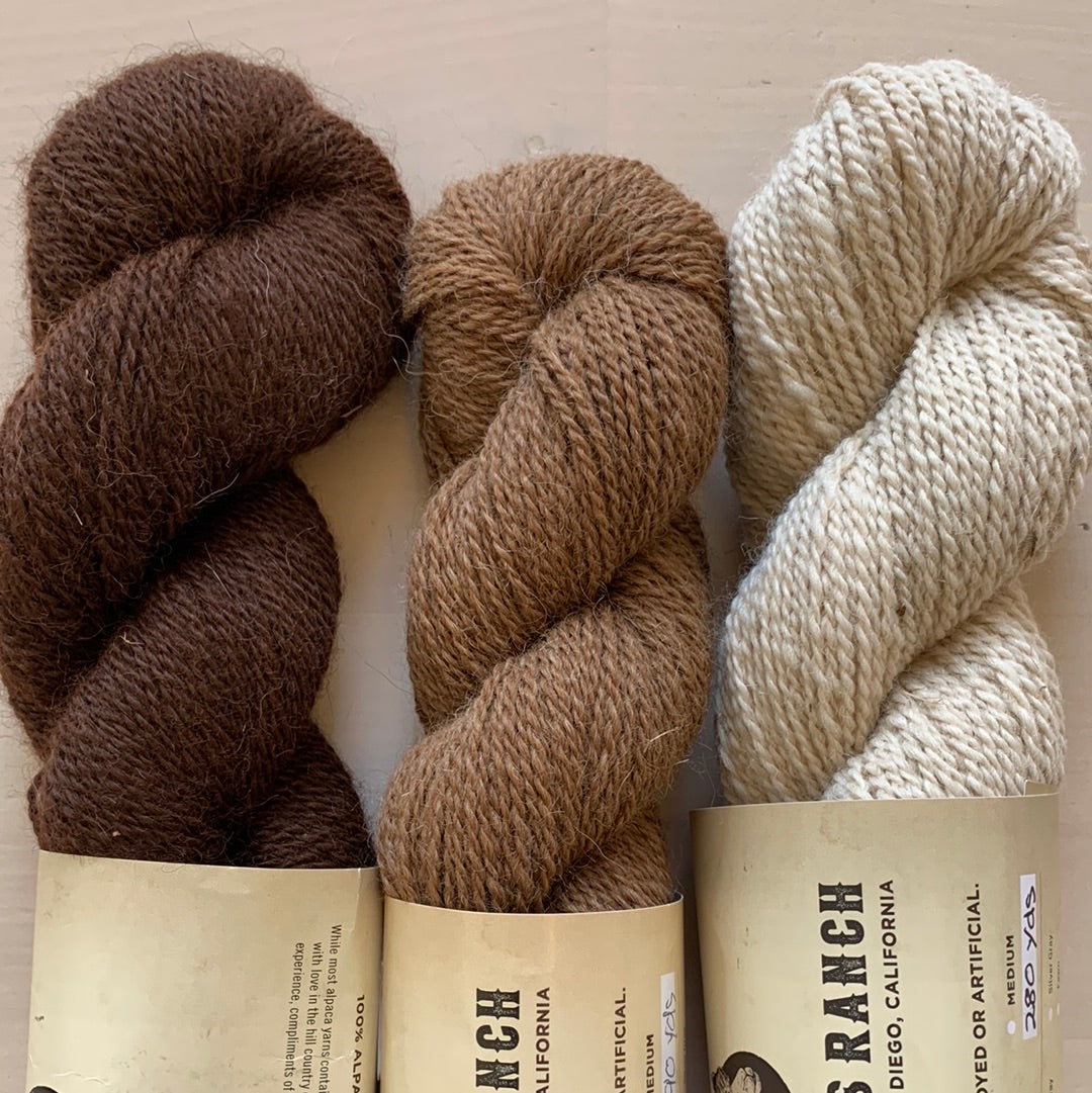 Alpaca Yarn For Knitting, Crochet & Weaving - Apricot Yarn & Supply