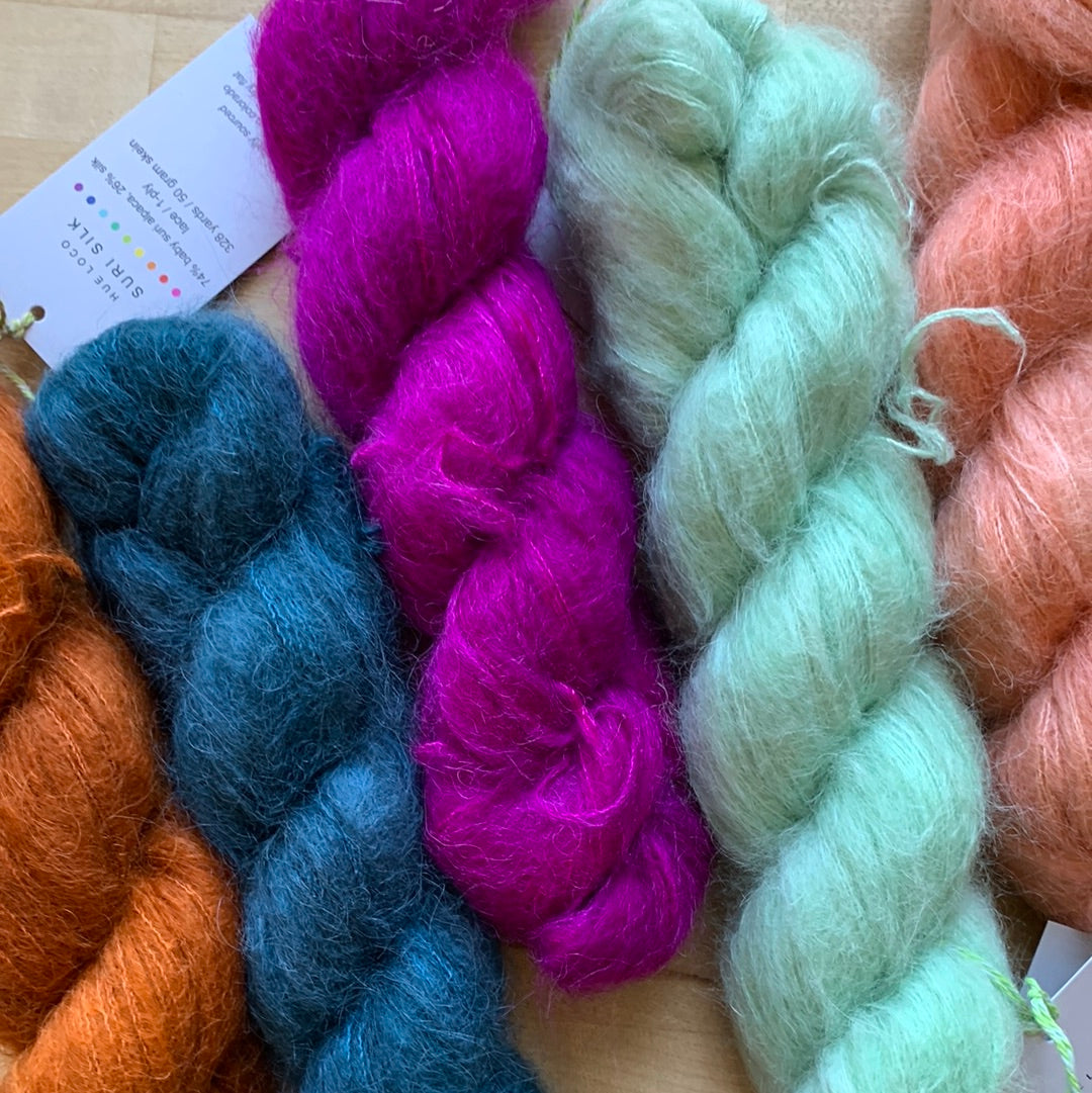 Silk Yarn & Silk Blend For Knitting, Crochet & Weaving Tagged Santi -  Apricot Yarn & Supply