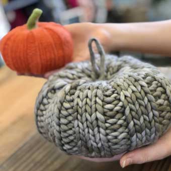 Knit Pumpkin Pattern