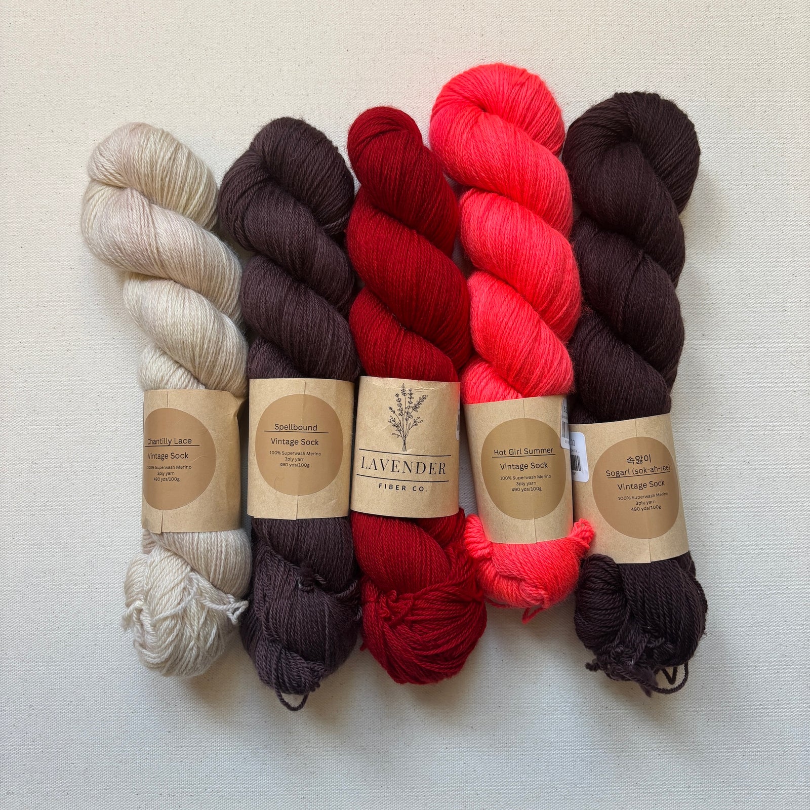 Lavender Fiber Co Yarn Vintage Sock