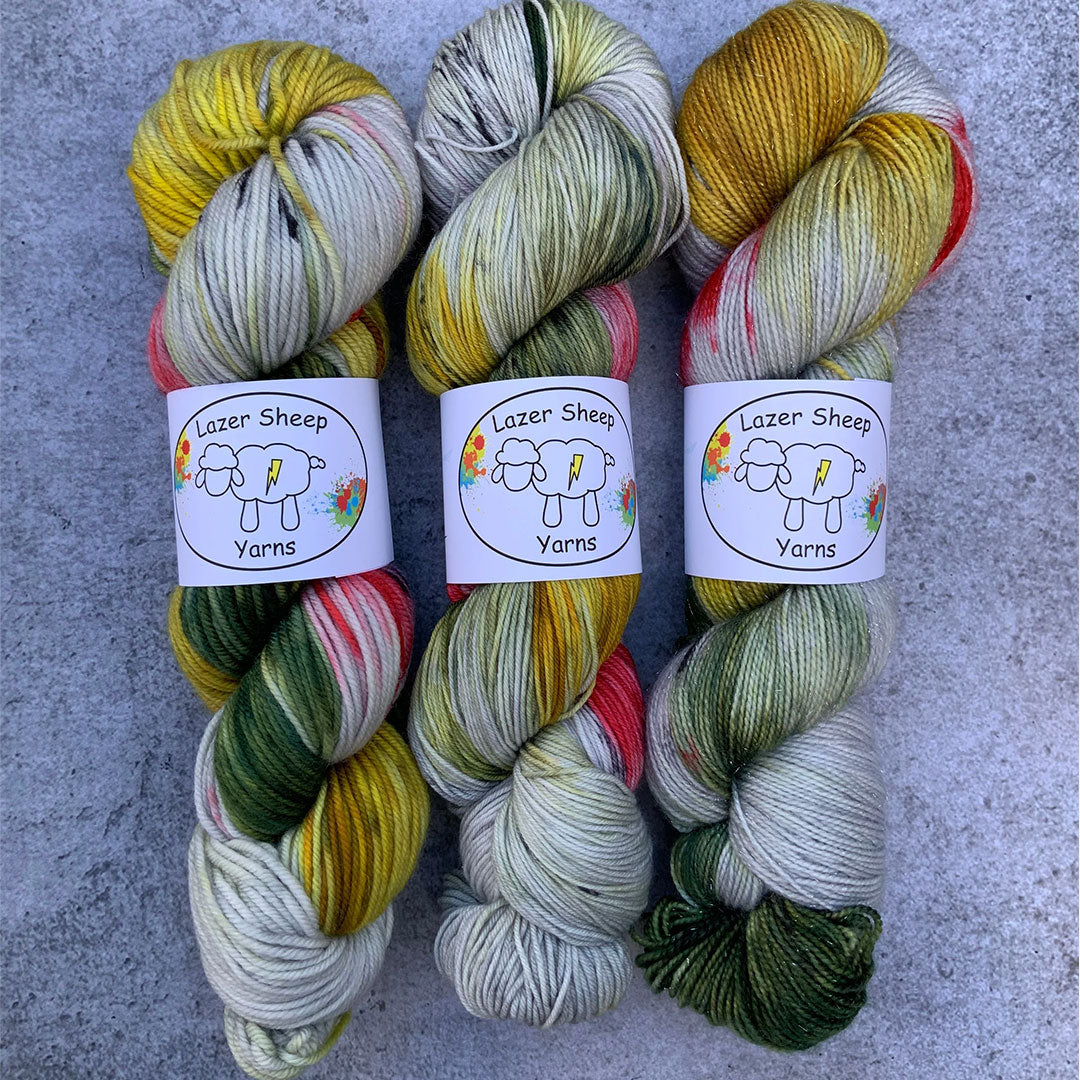 Lazer Sheep Yarns Merino Sock - Apricot Yarn & Supply