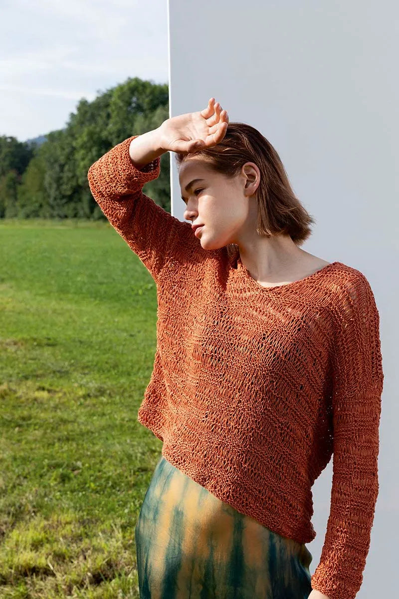 Lino Sweater Fam263 - Apricot Yarn Supply