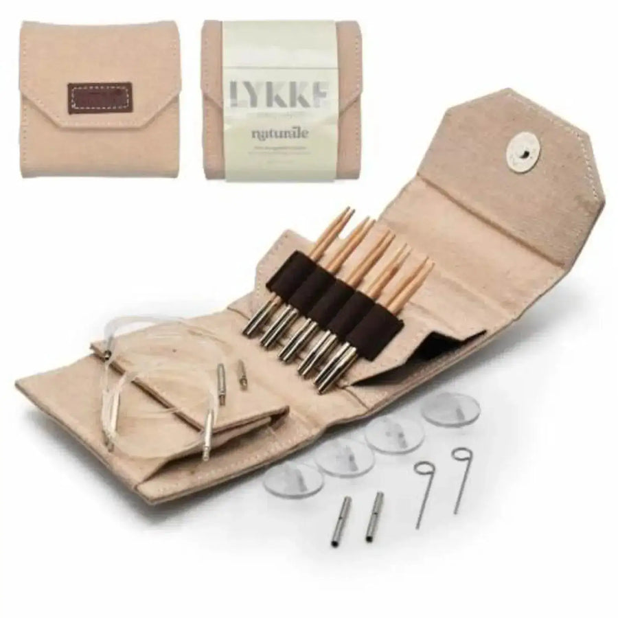 Lykke Interchangeable Knitting Needle Set - Apricot Yarn & Supply