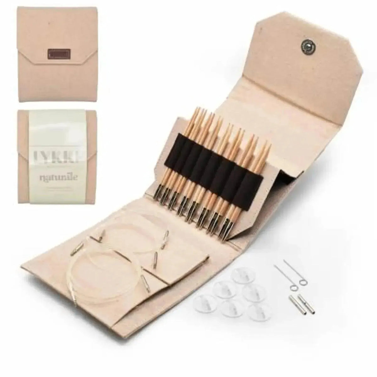 Lykke Interchangeable Knitting Needle Set - Apricot Yarn & Supply